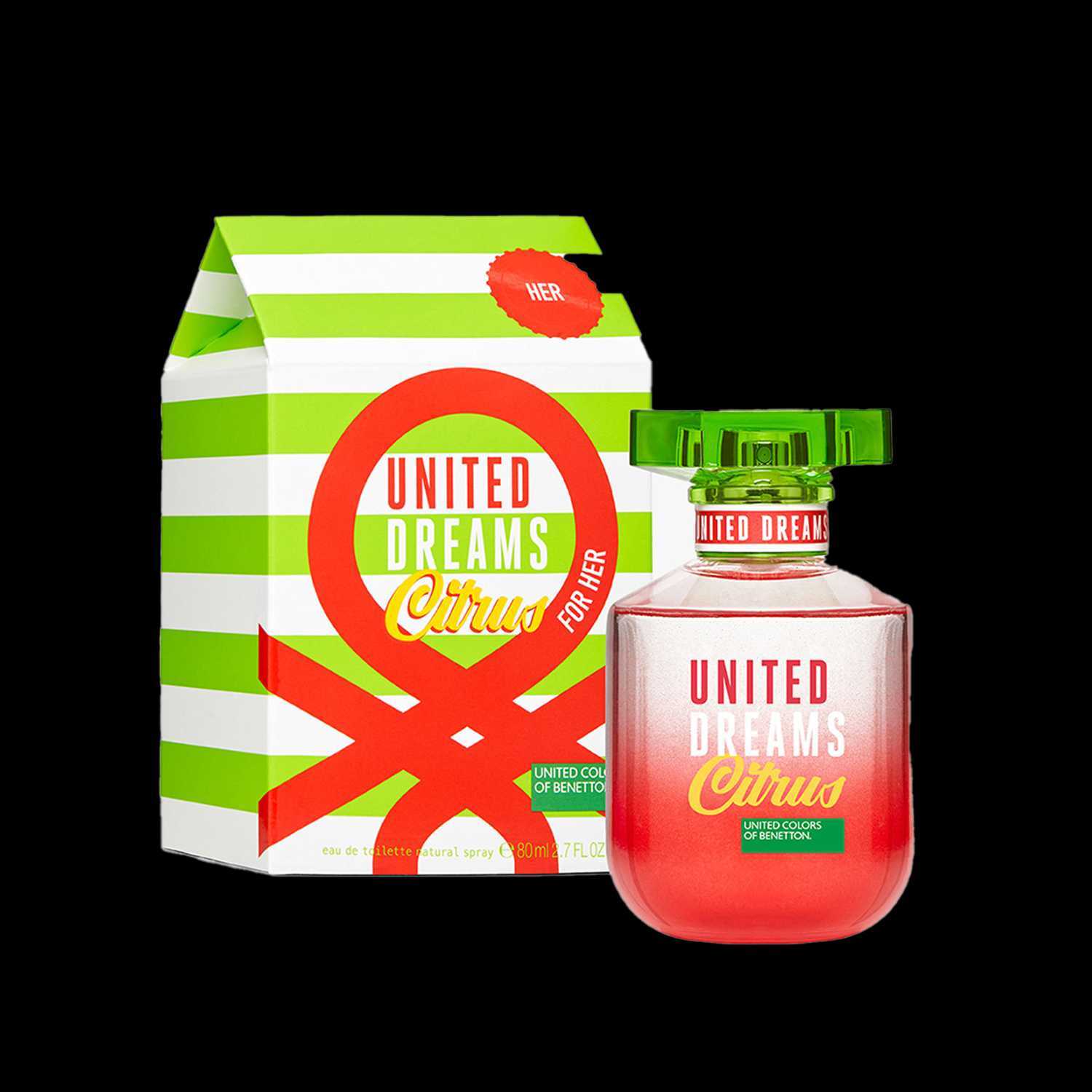 United Colors Of Benetton | Colorbar Benetton United Dreams Citrus Limited Edition Eau De Toilette For Women 80 ml