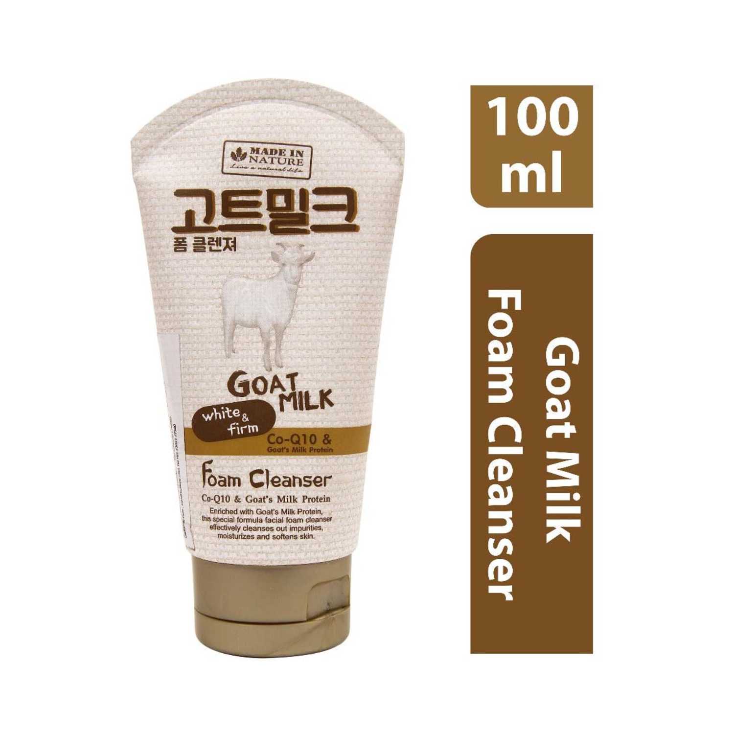 MADE IN NATURE | MADE IN NATURE Goat Milk Foam Cleanser (100ml)
