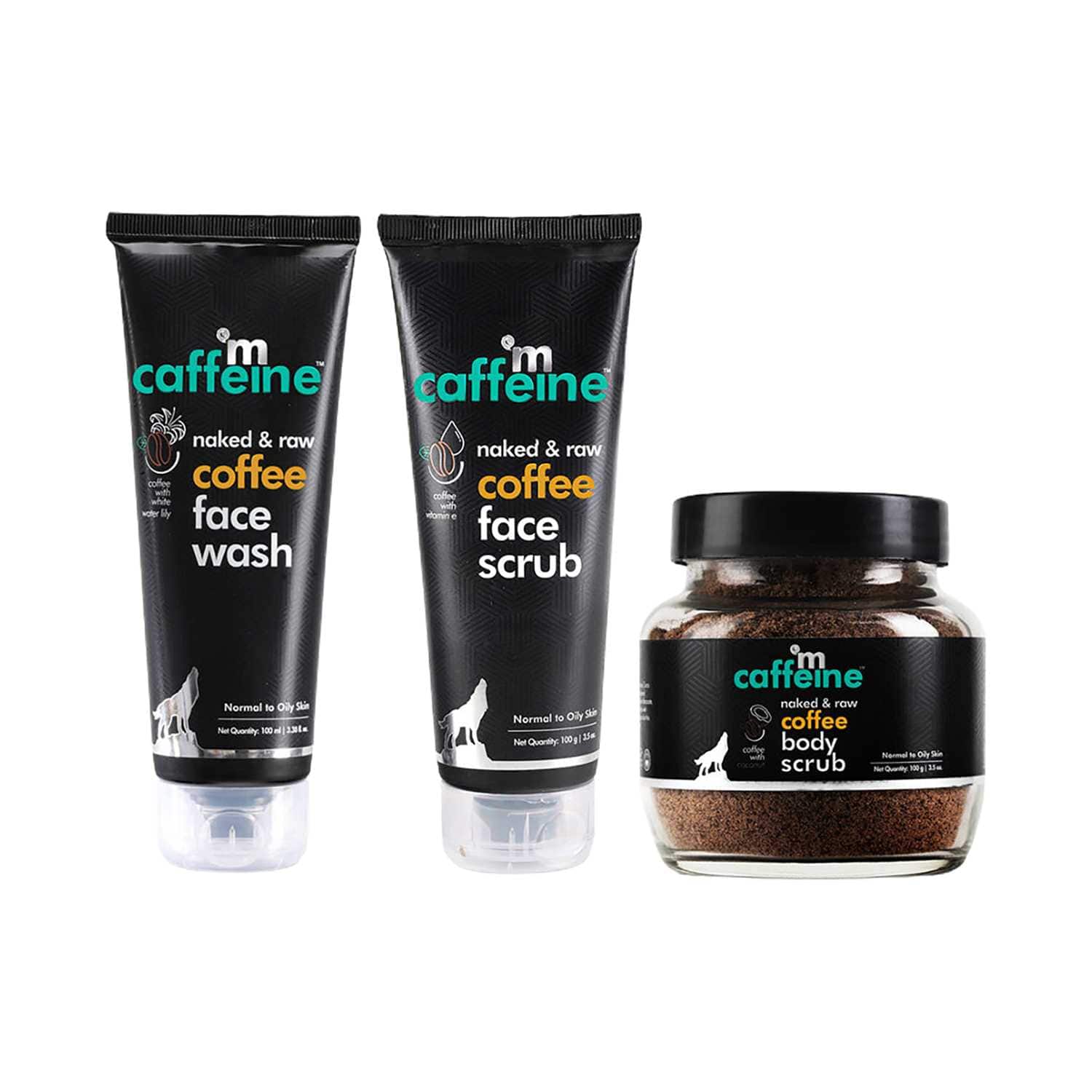 mCaffeine | mCaffeine Complete Coffee Skin Care Combo - (4 Pcs)
