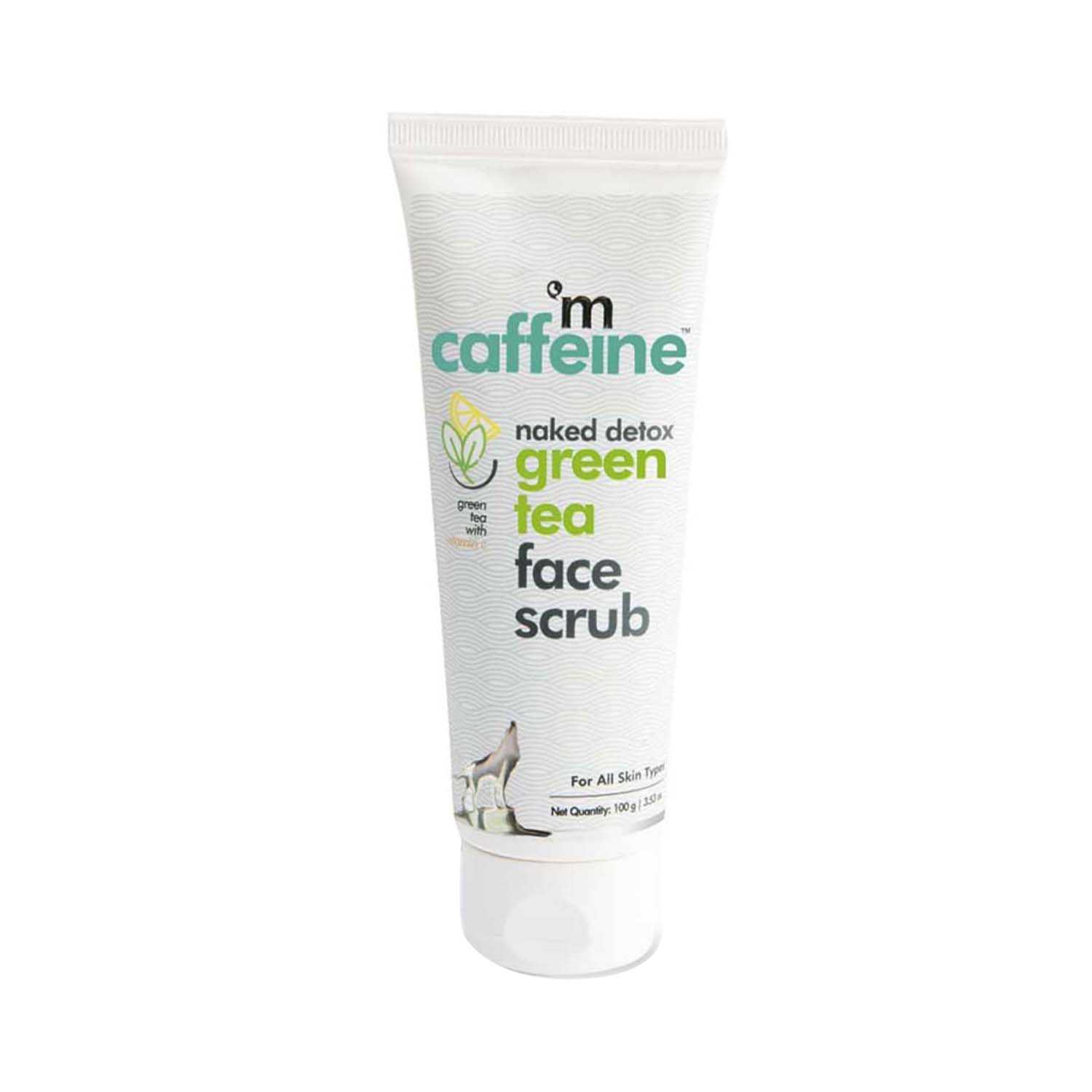 mCaffeine | mCaffeine Naked Detox Exfoliating Green Tea Face Scrub - (100g)