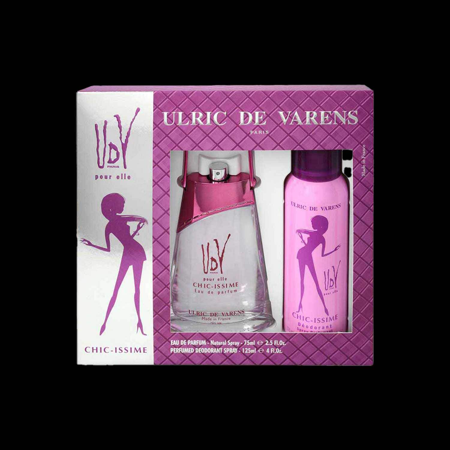 Ulric De Varens | Ulric De Varens Chic-Issme Set (Eau De Parfum ++ Deodrant) 200 ml
