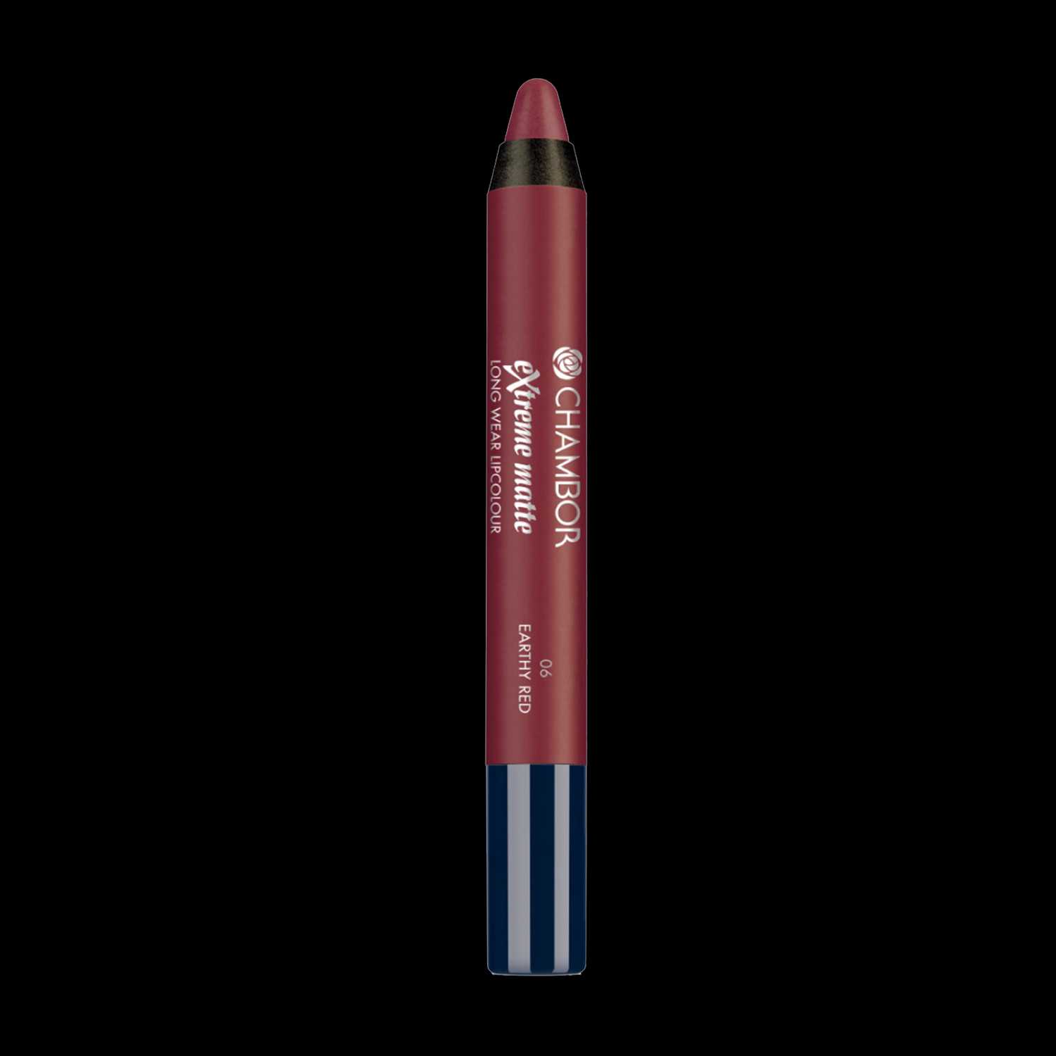 Chambor | Chambor Extreme Matte Long Wear Lip Colour, Earthy Red No.06 2.8 gm