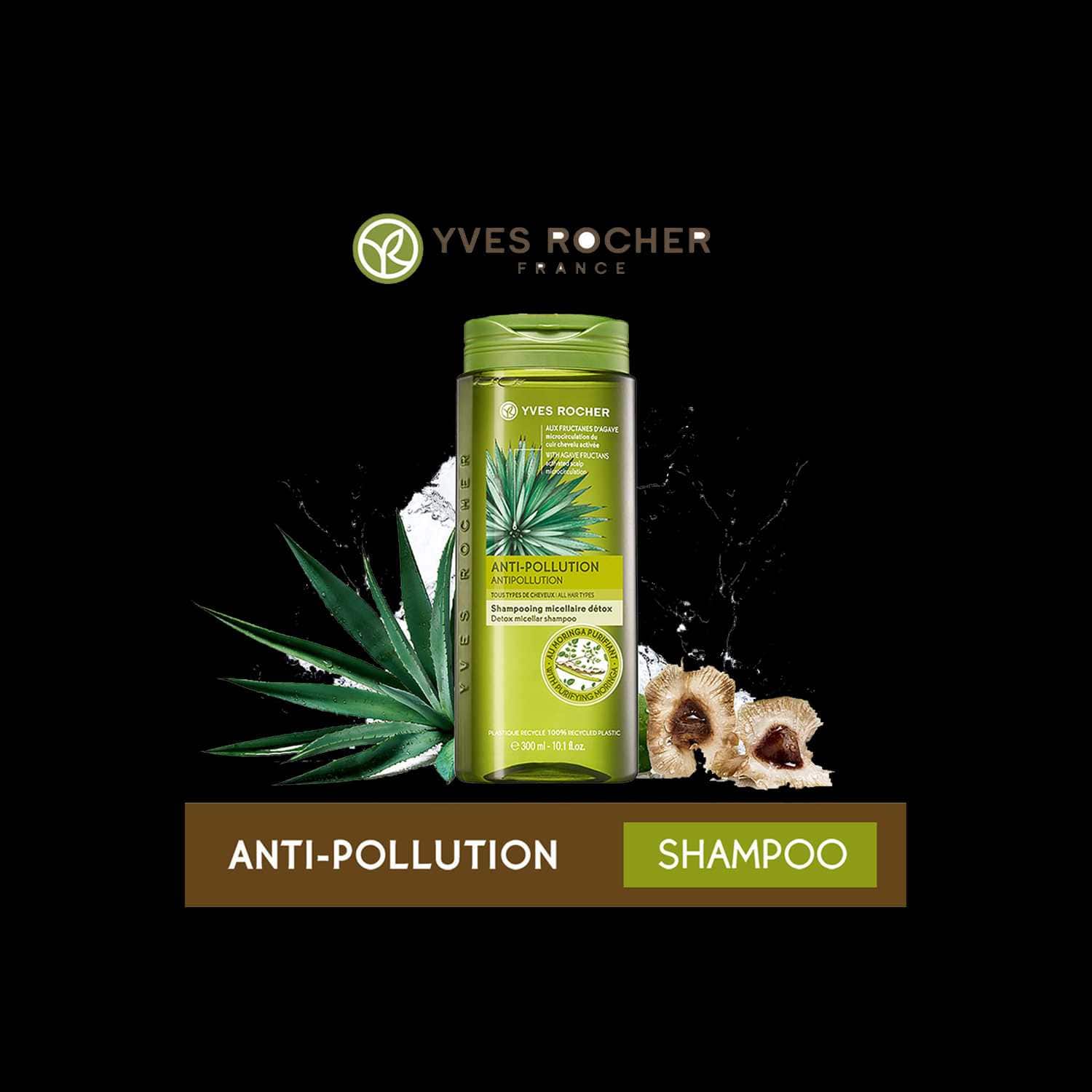 Yves Rocher | Yves Rocher Anti-Pollution Detox Miscellar Shampoo 300 ml