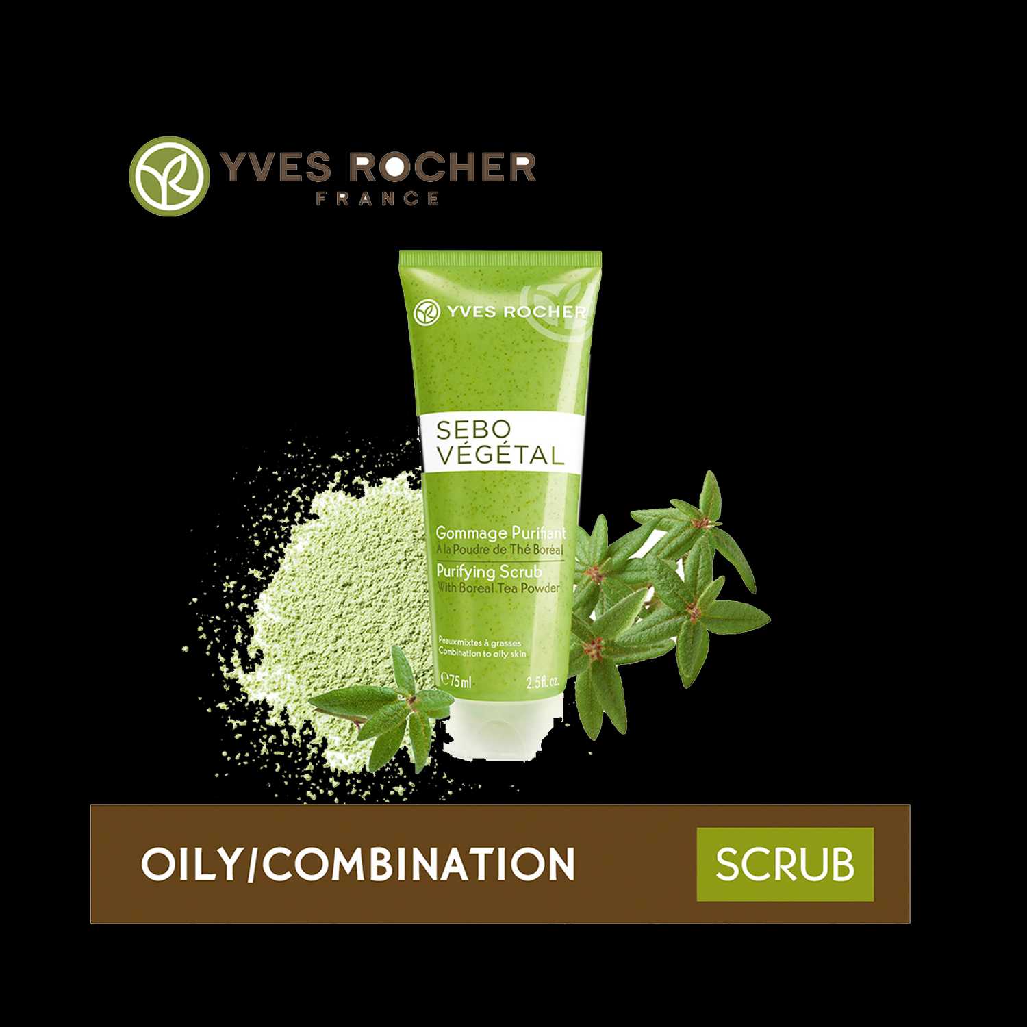 Yves Rocher | Yves Rocher Sebo Vegetal Purifying Scrub 75 ml