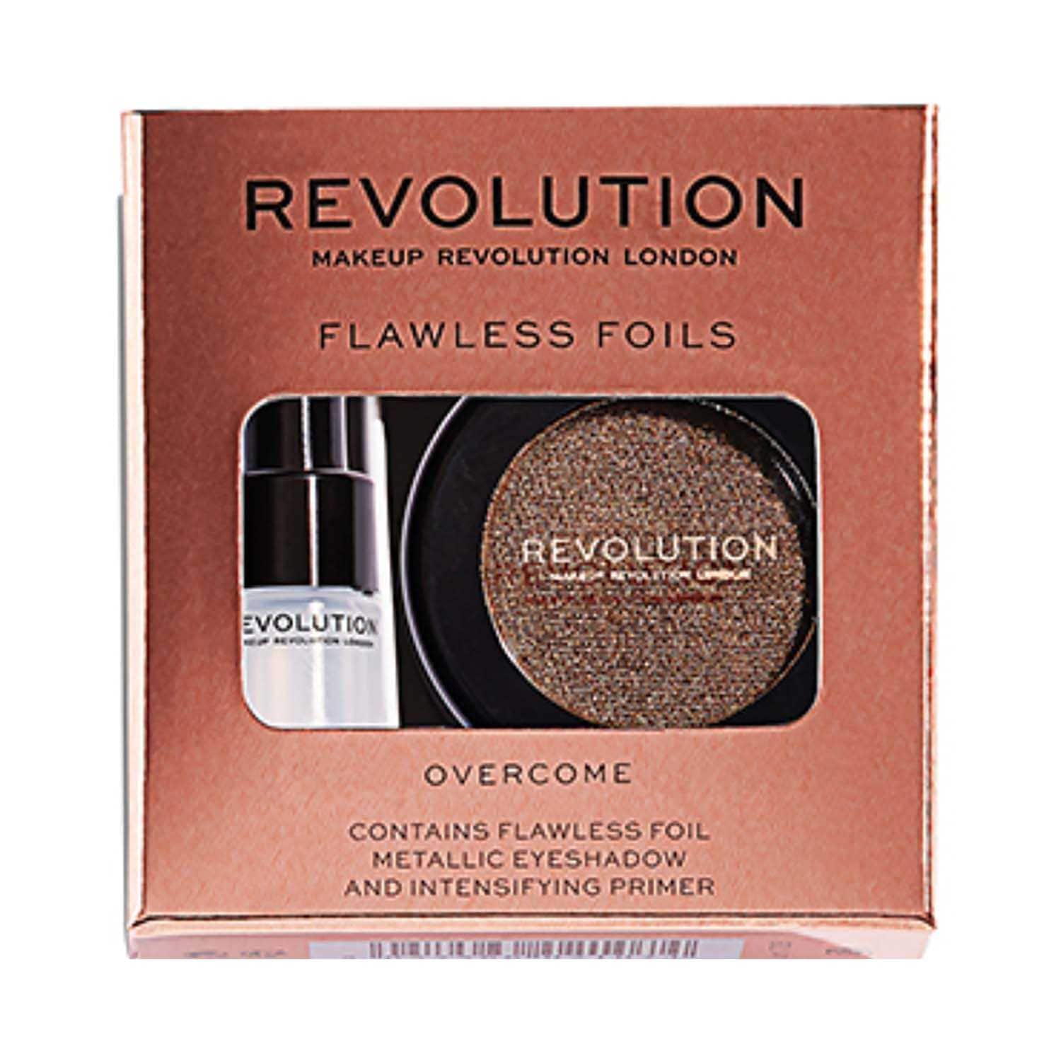 Makeup Revolution | Makeup Revolution Flawless Foils Eyeshadow And Primer - Overcome (2g+2ml)