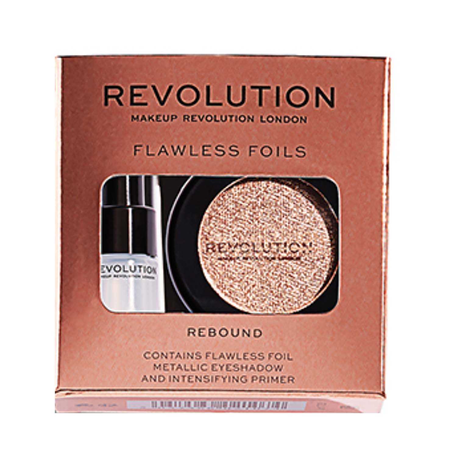 Makeup Revolution | Makeup Revolution Flawless Foils Eyeshadow And Primer - Rebound (2g+2ml)
