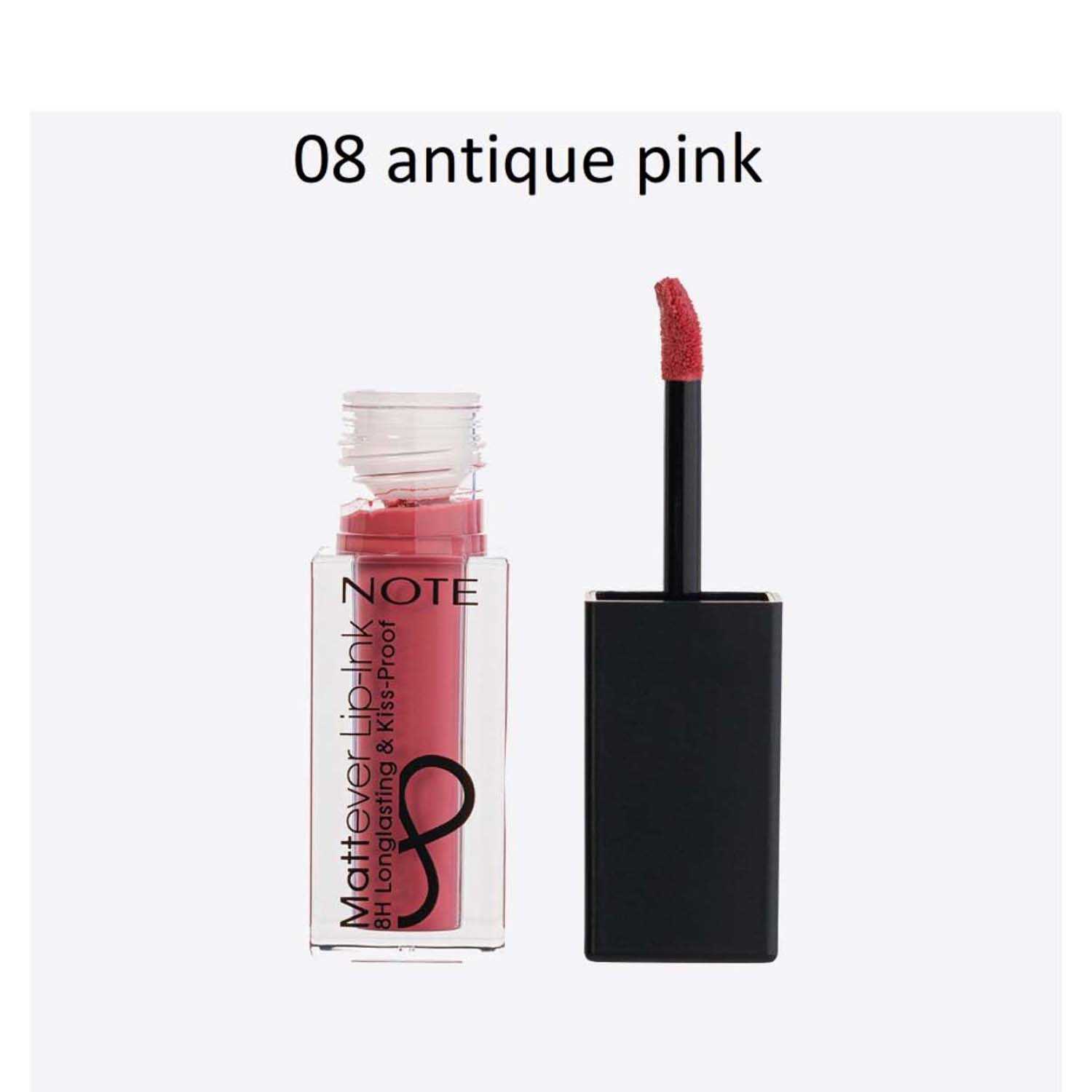 NOTE TEST | Note Mattever Lip Ink - 08 Antique Pink (4.5ml)
