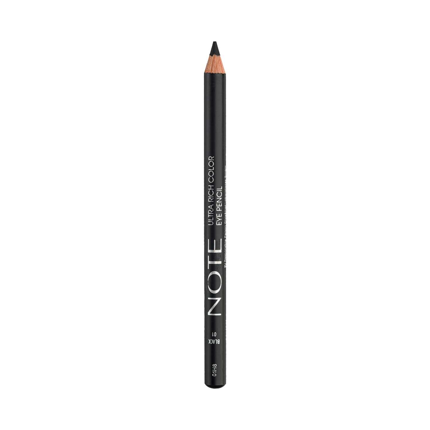 ParulTest | Note Ultra Rich Color Eye Pencil - 01 Black (1.1g)
