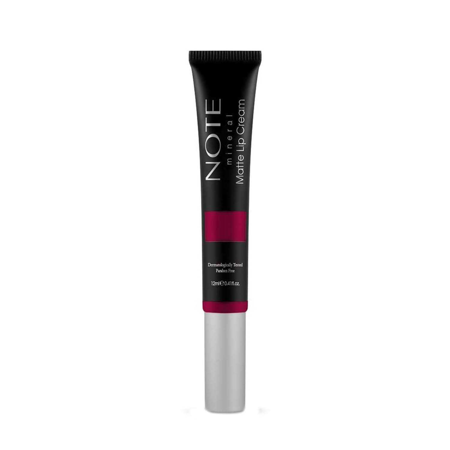 ParulTest | Note Mineral Matte Lip Cream - 05 Plum Wine (12ml)
