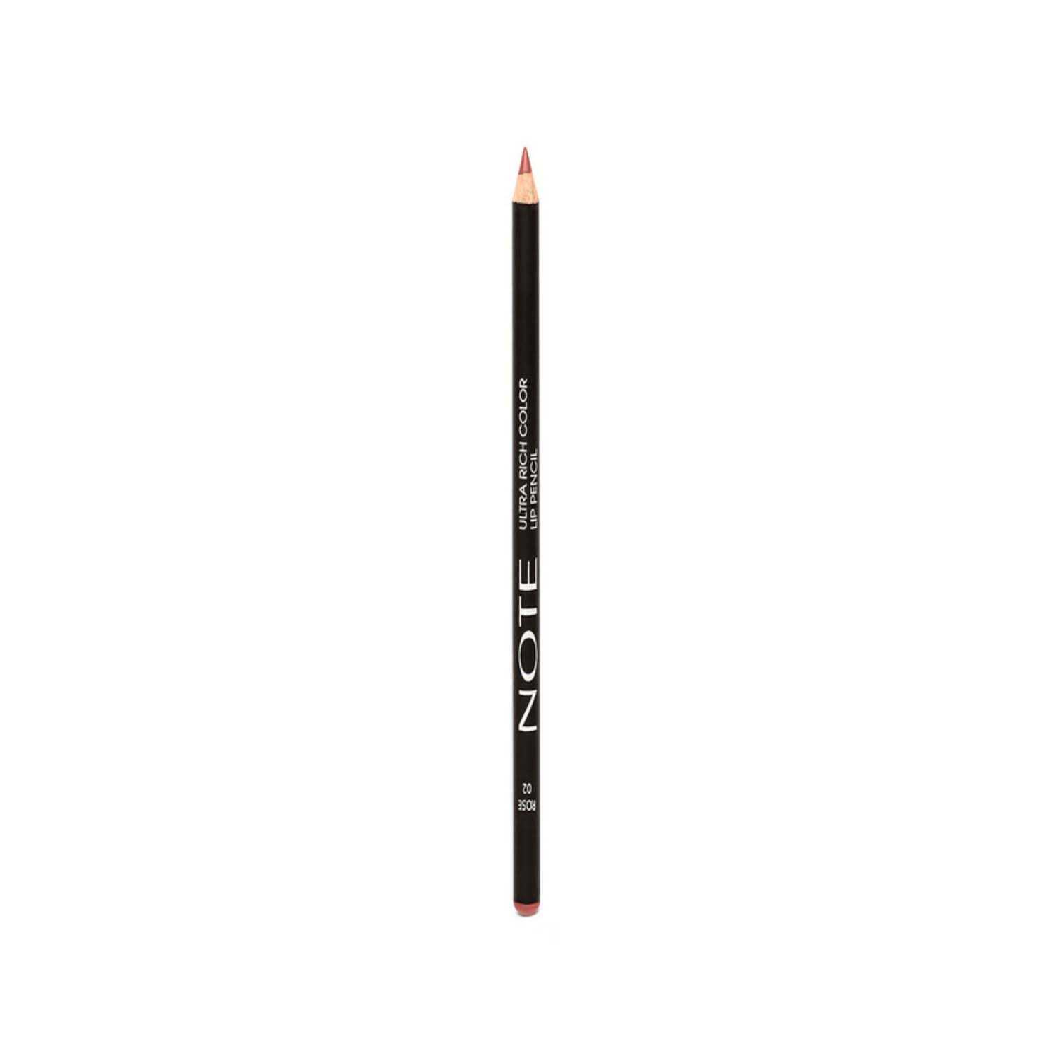 ParulTest | Note Ultra Rich Color Lip Pencil - 02 Rose (1.1g)