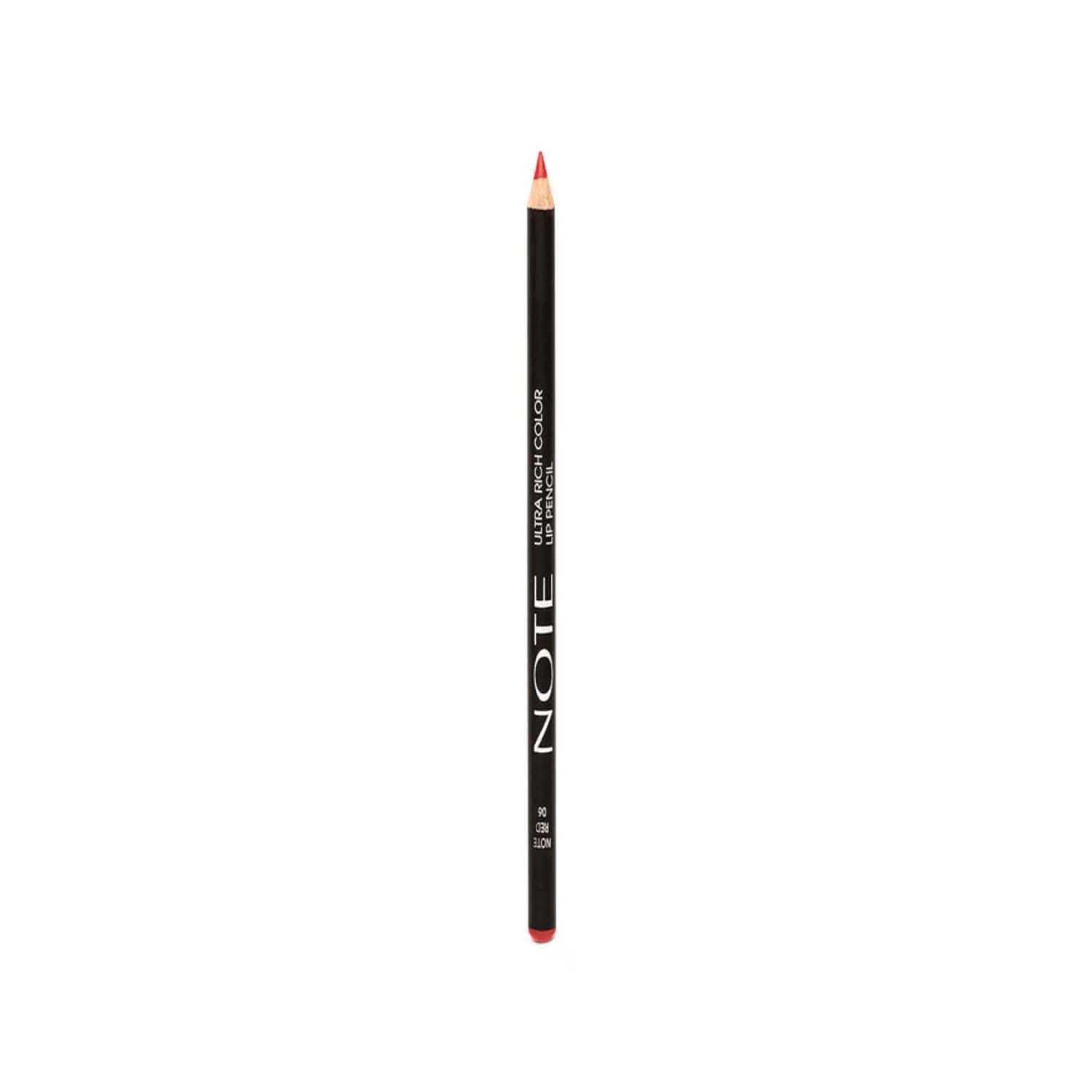 ParulTest | Note Ultra Rich Color Lip Pencil - 06 Red (1.1g)