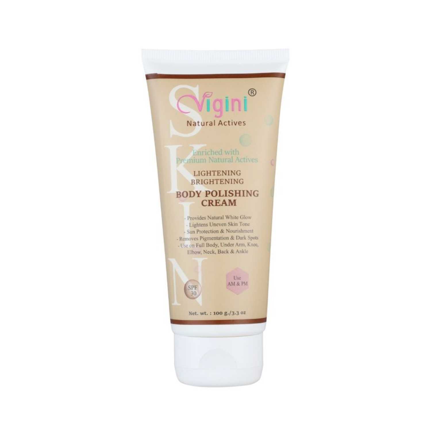 Vigini | Vigini Skin Lightening Whitening Brightening Body Polishing Cream (100g)