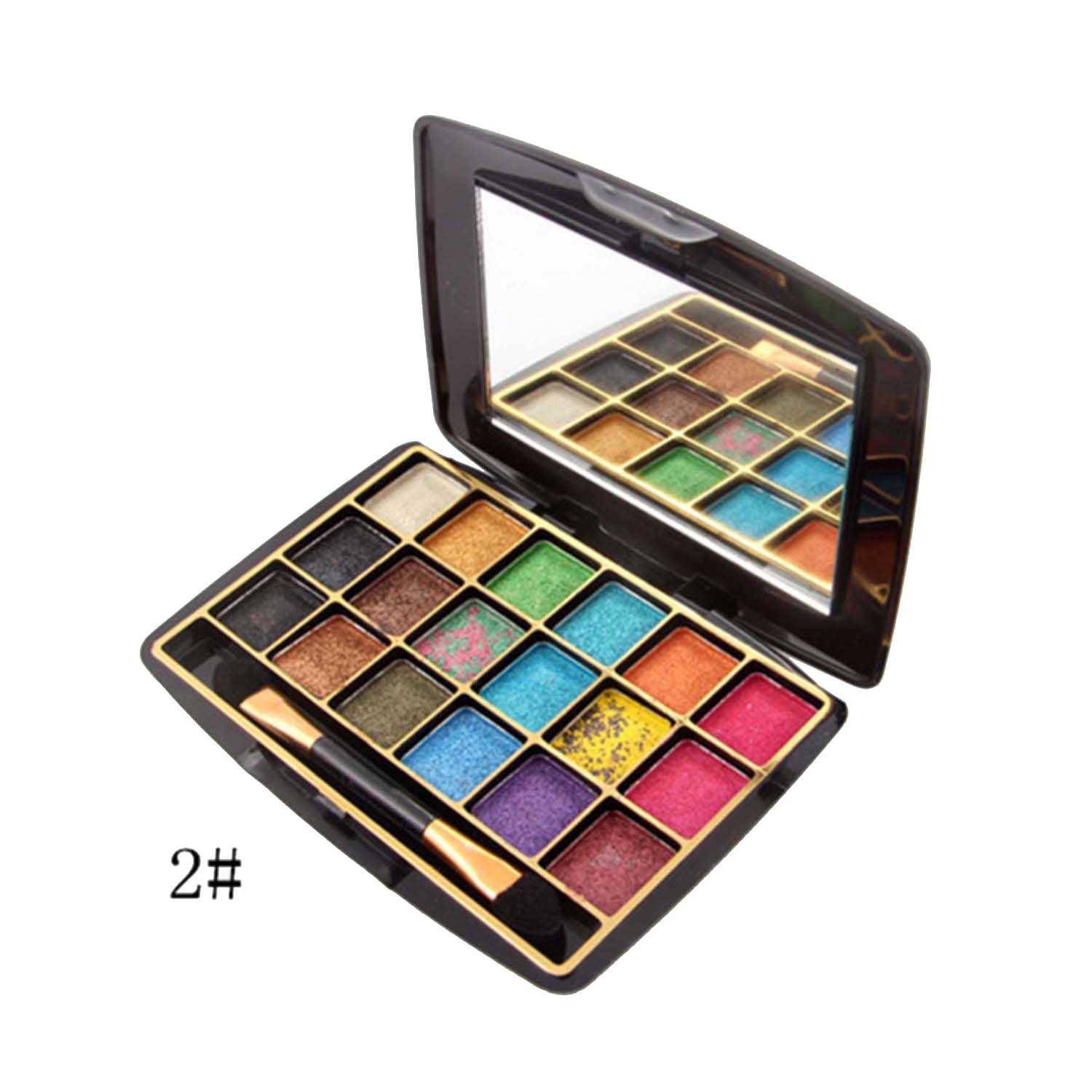 Miss Rose | Miss Rose 18 Color Metallic Eyeshadow Palette - M02 (20g)
