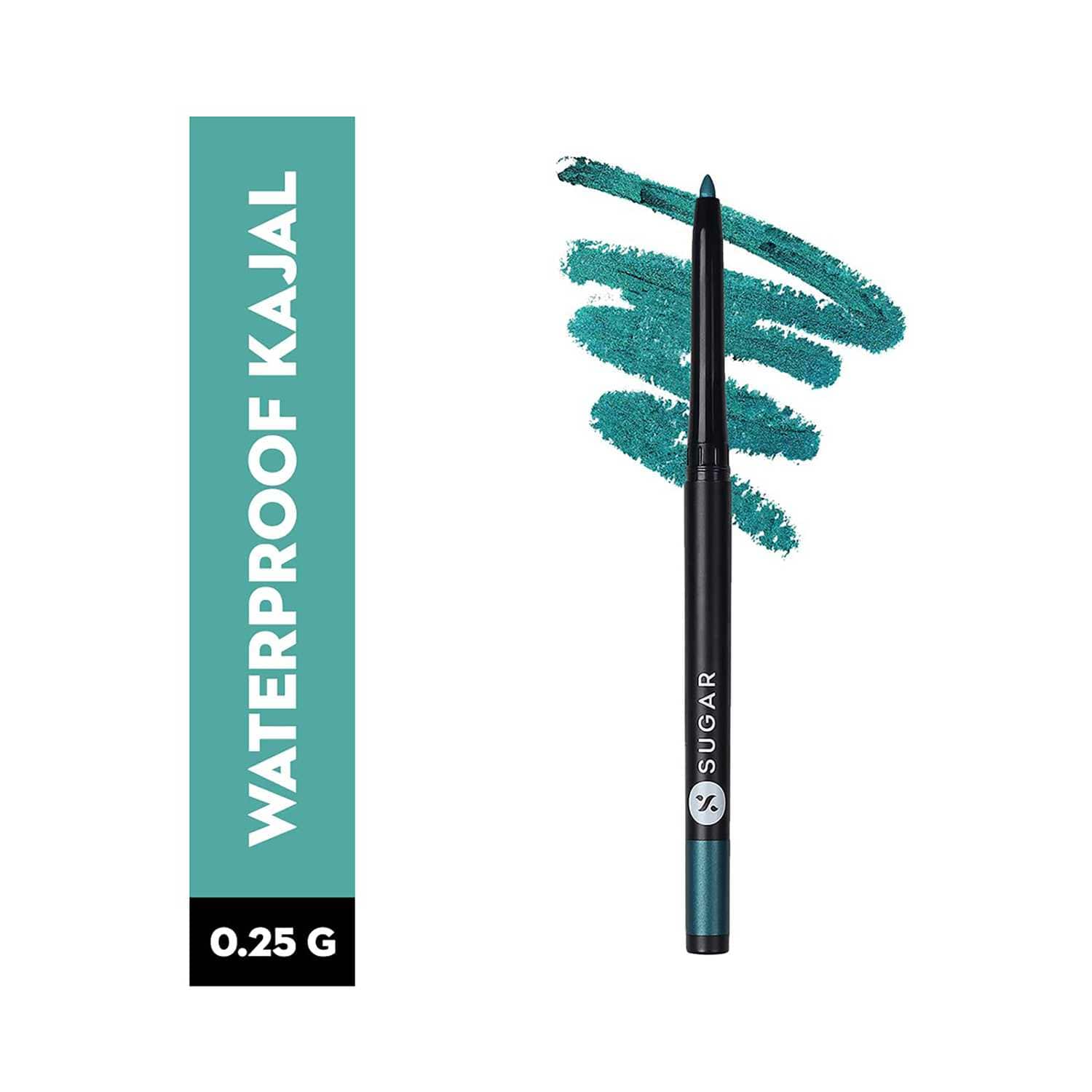 SUGAR Cosmetics | Sugar Kohl Of Honour Intense Kajal - 03 Aqua Lung (Single Blister) (0.25g)