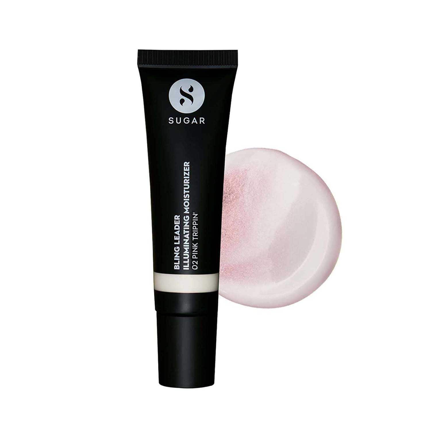 SUGAR Cosmetics | Sugar Bling Leader Illuminating Moisturizer - 02 Pink Trippin (25ml)
