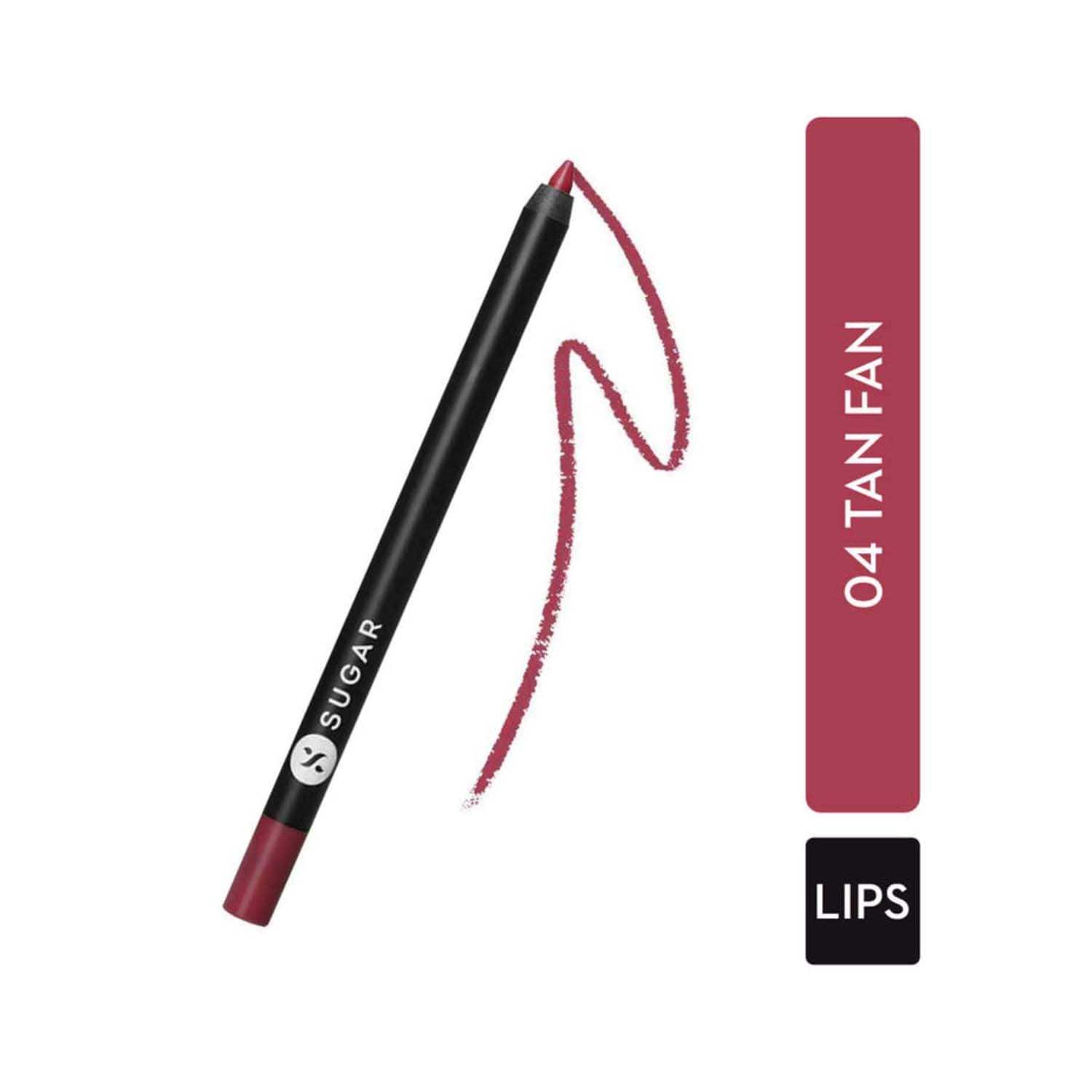 SUGAR Cosmetics | Sugar Lipping On The Edge Lip Liner - 04 Tan Fan (1.2g)