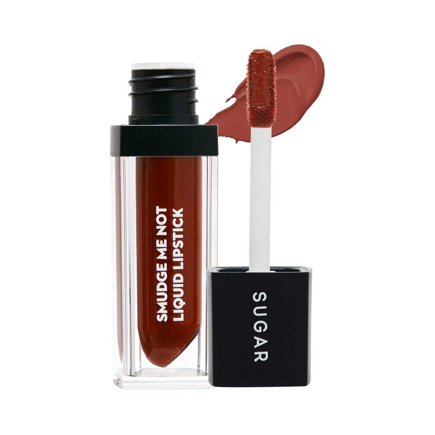 SUGAR Cosmetics | Sugar Smudge Me Not Liquid Lipstick - 43 Hot Shot (Hot Pink / Dark Fuchsia Pink) (4.5ml)