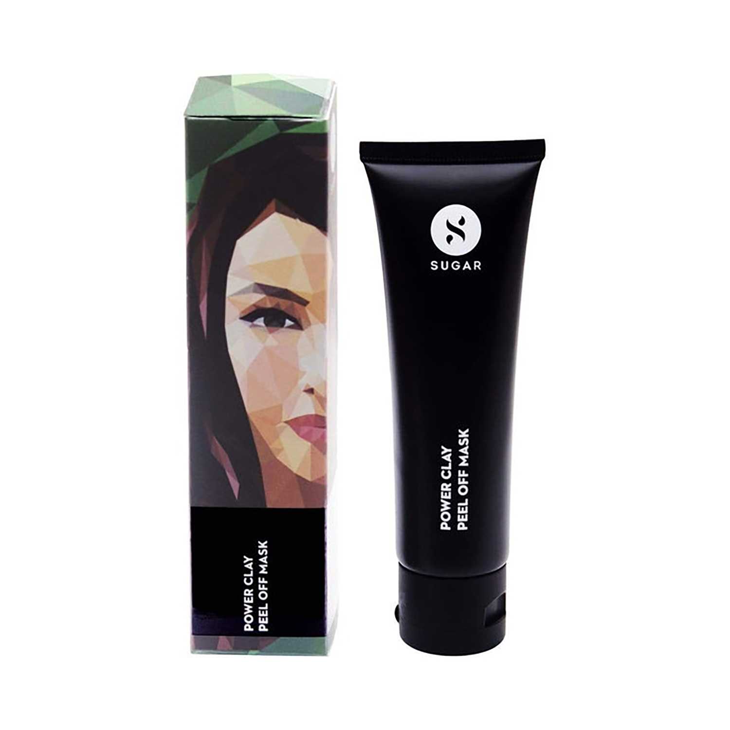 SUGAR Cosmetics | Sugar Power Clay Peel Of Mask - Black (50ml)