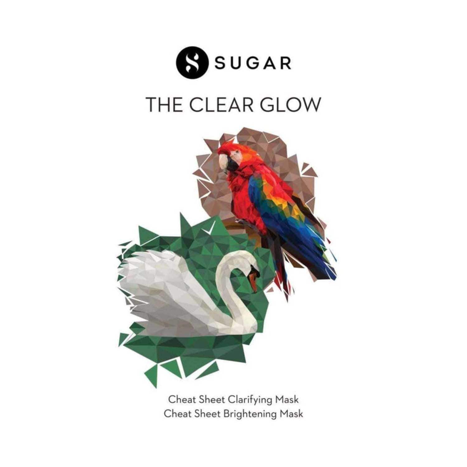 SUGAR Cosmetics | Sugar The Clear Glow Sheet Masks - (12 Pcs)