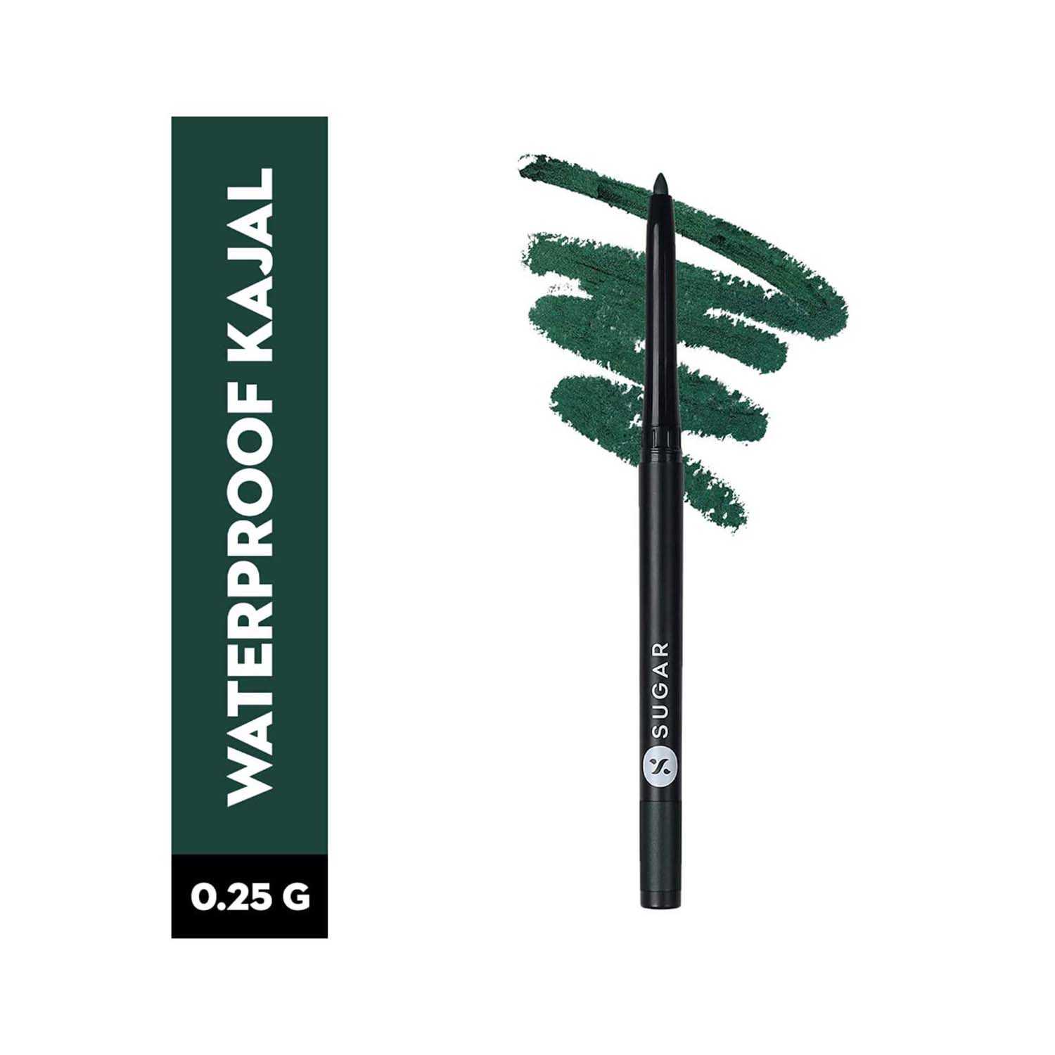 SUGAR Cosmetics | Sugar Kohl Of Honour Intense Kajal - 05 Green (Single Blister) (0.25g)