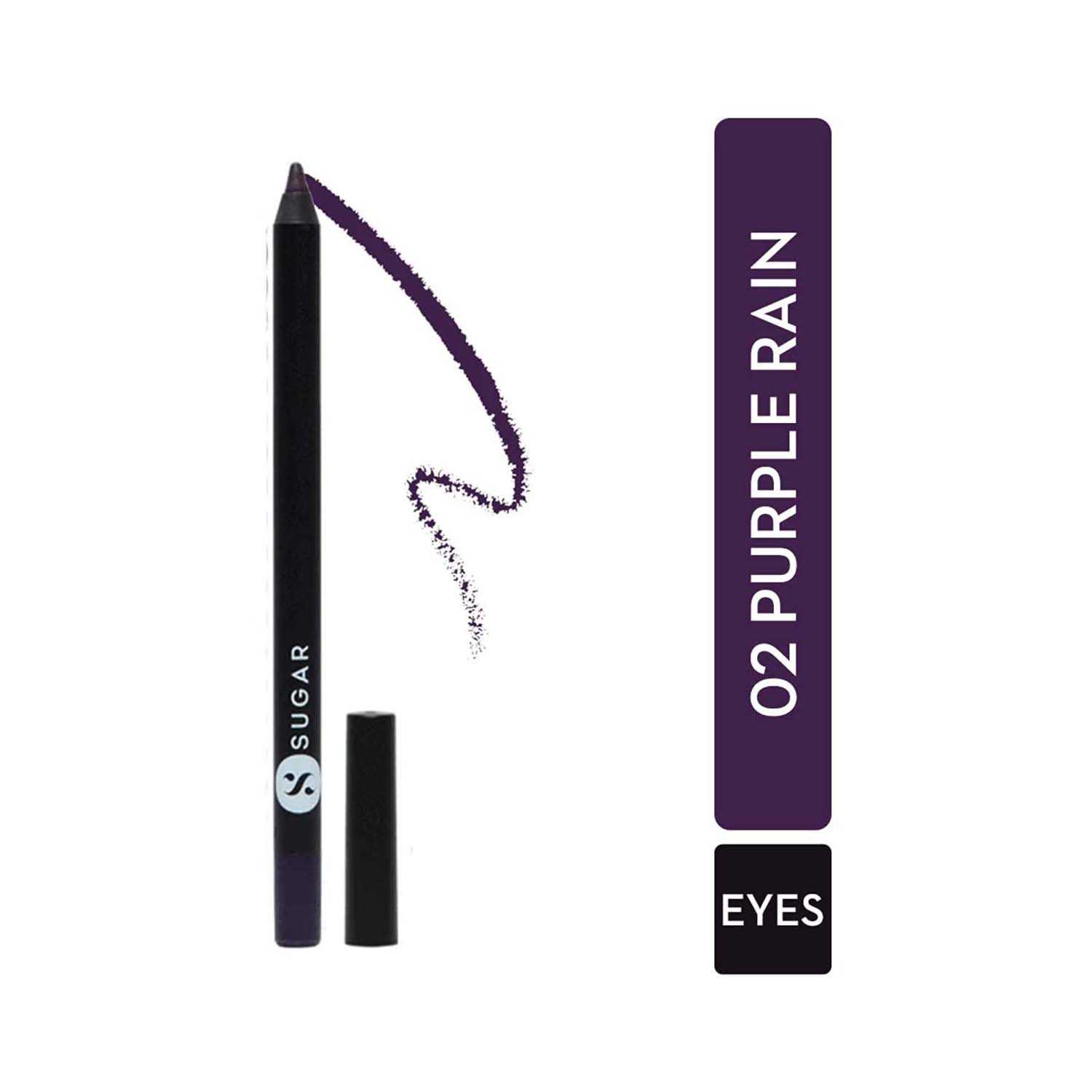 SUGAR Cosmetics | Sugar Stroke Of Genius Heavy Duty Kohl - 02 Purple Rain (1.2g)