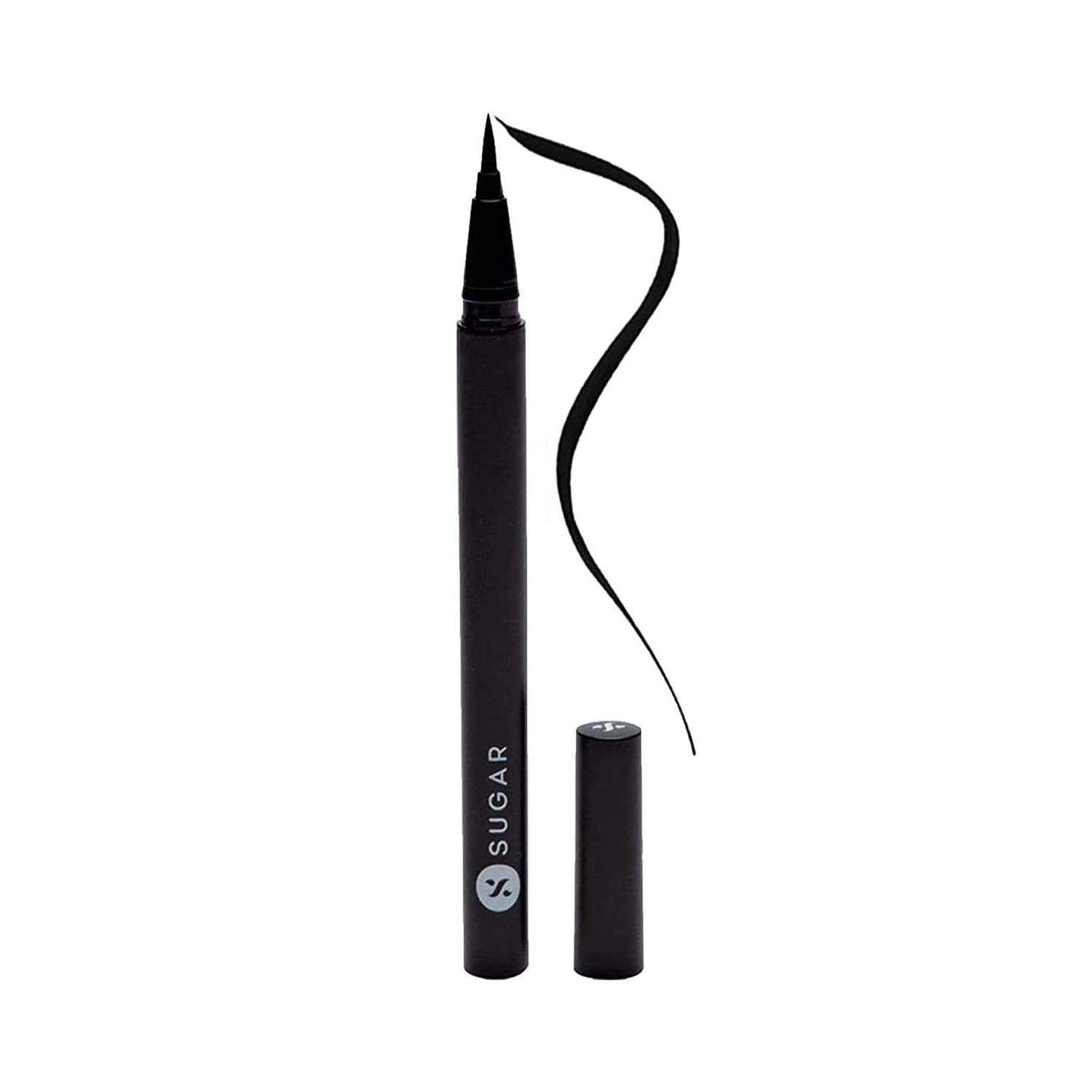 SUGAR Cosmetics | Sugar Arrested For Overstay Waterproof Eyeliner - 01 I'll Be Black (0.55ml)