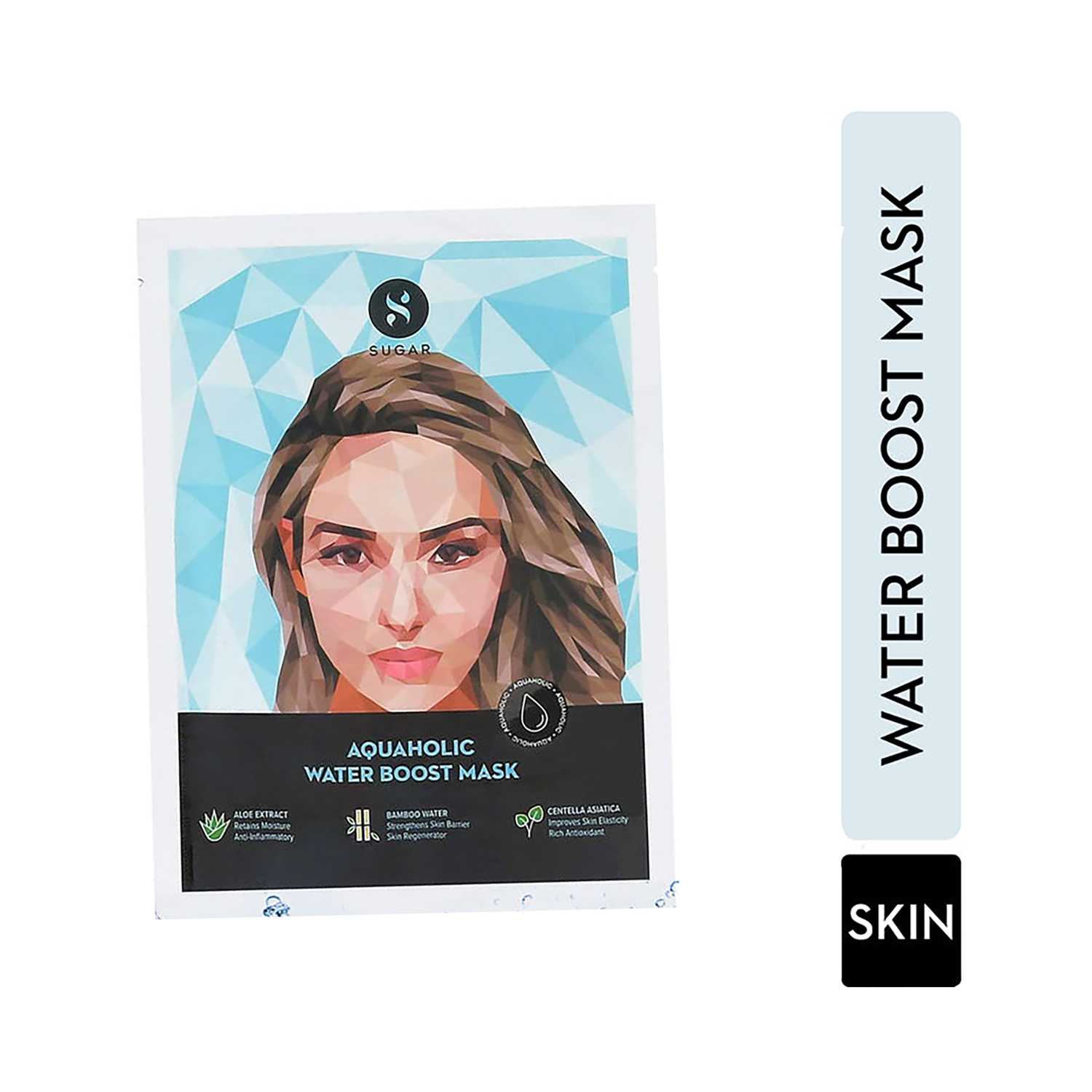 SUGAR Cosmetics | Sugar Aquaholic Water Boost Sheet Mask -White (24g)