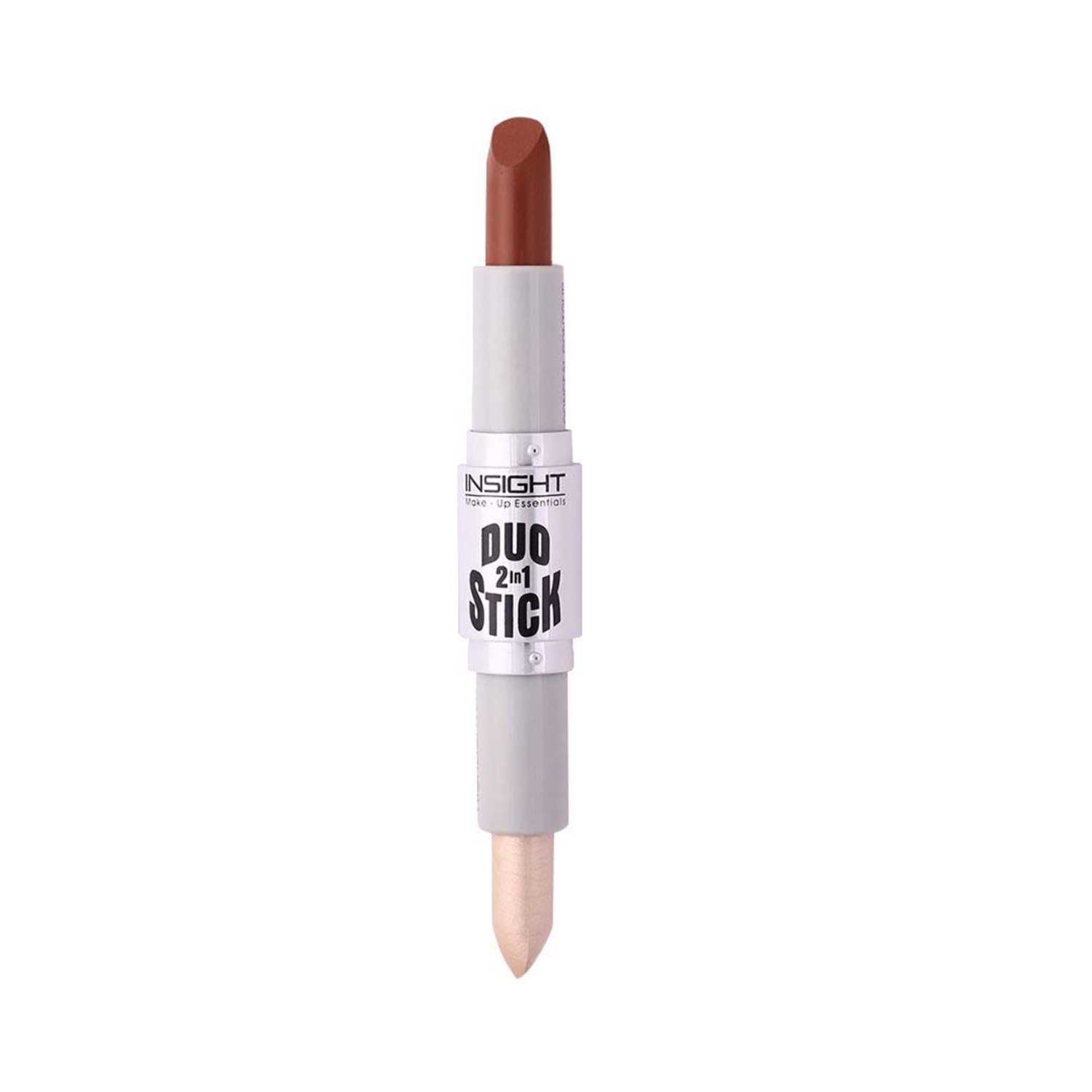 INSIGHT Cosmetics | Insight Cosmetics Duo Stick Conceal Contour + Highlighter - 01 Caramel (8.5g)