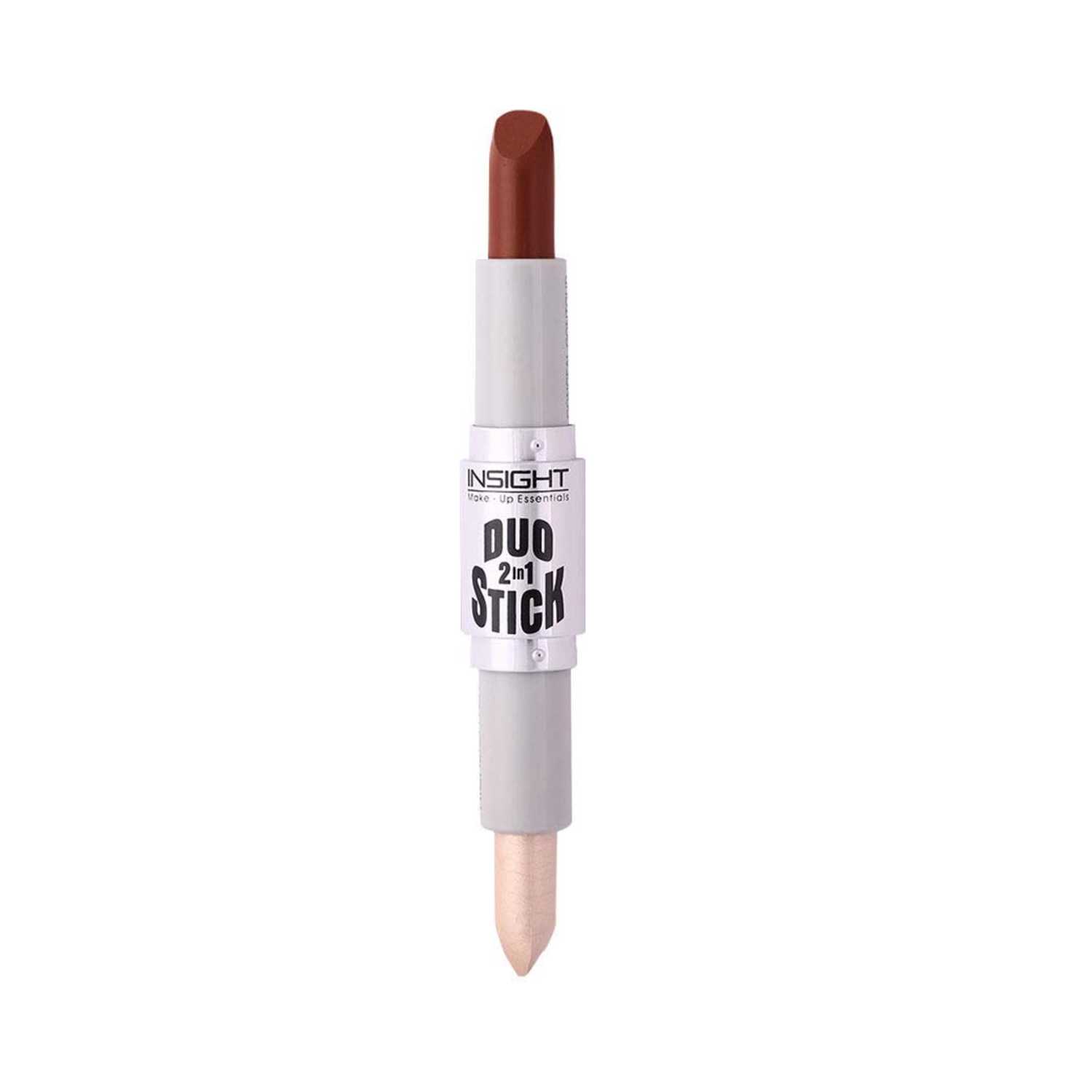 INSIGHT Cosmetics | Insight Cosmetics Duo Stick Conceal Contour + Highlighter - 03 Chocolate (8.5g)