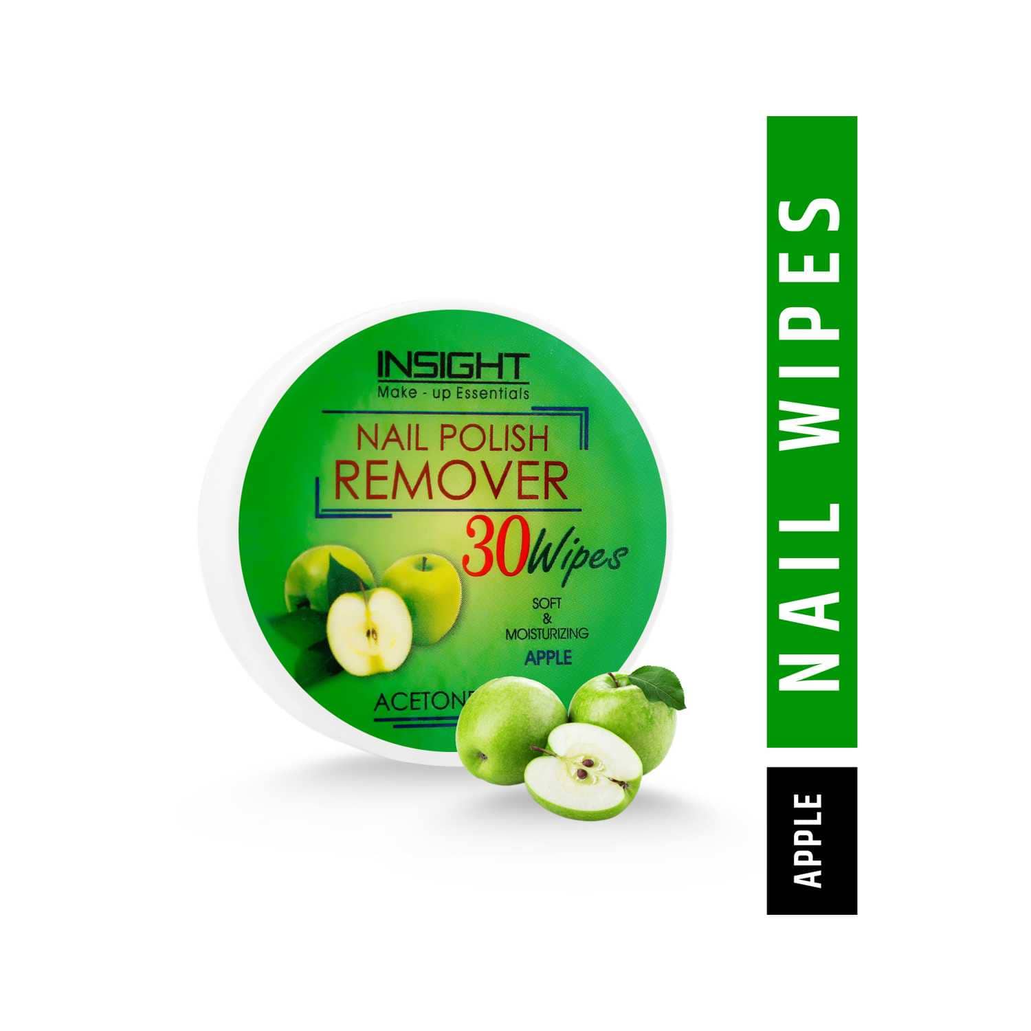 INSIGHT Cosmetics | Insight Cosmetics Apple Nail Polish Wipes (30 Pcs)