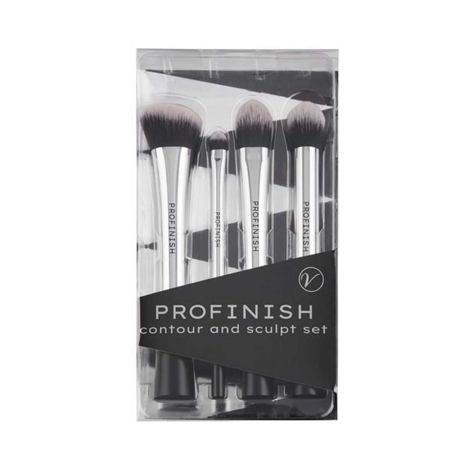 PROFINISH | Profinish Sculpt & Contour Cosmetic Brush - (4Pcs)