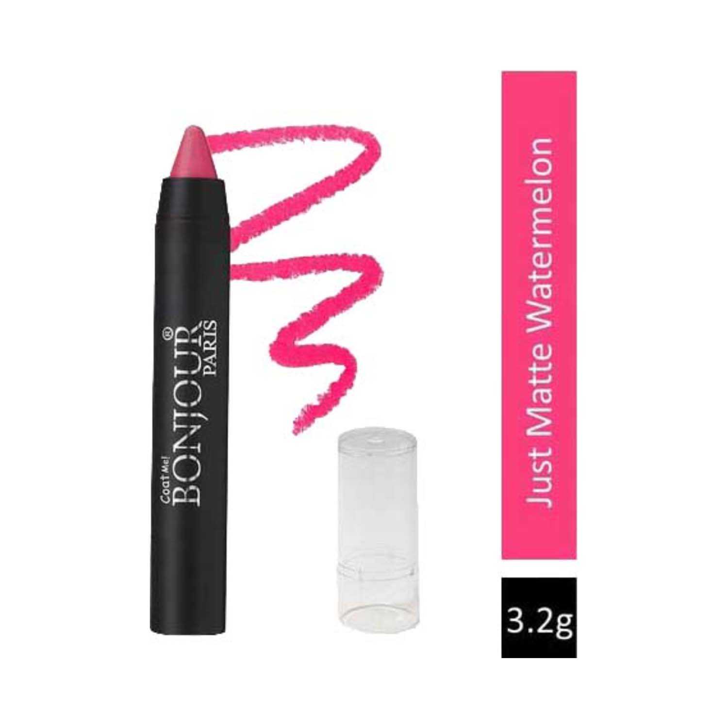 Bonjour Paris | Bonjour Paris Just Matte Lip Crayon - 05 Watermelon Red (3.2g)