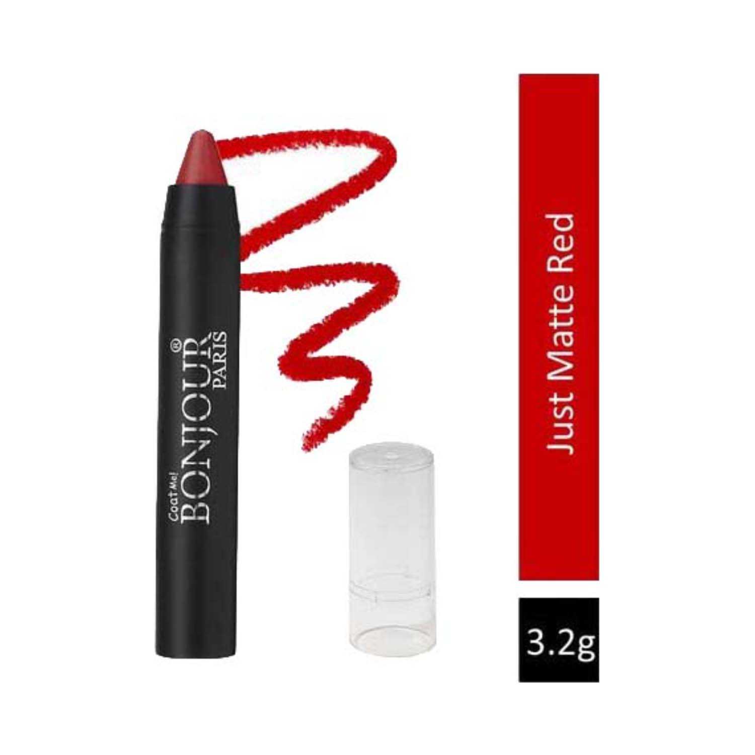 Bonjour Paris | Bonjour Paris Just Matte Lip Crayon - 09 Red (3.2g)