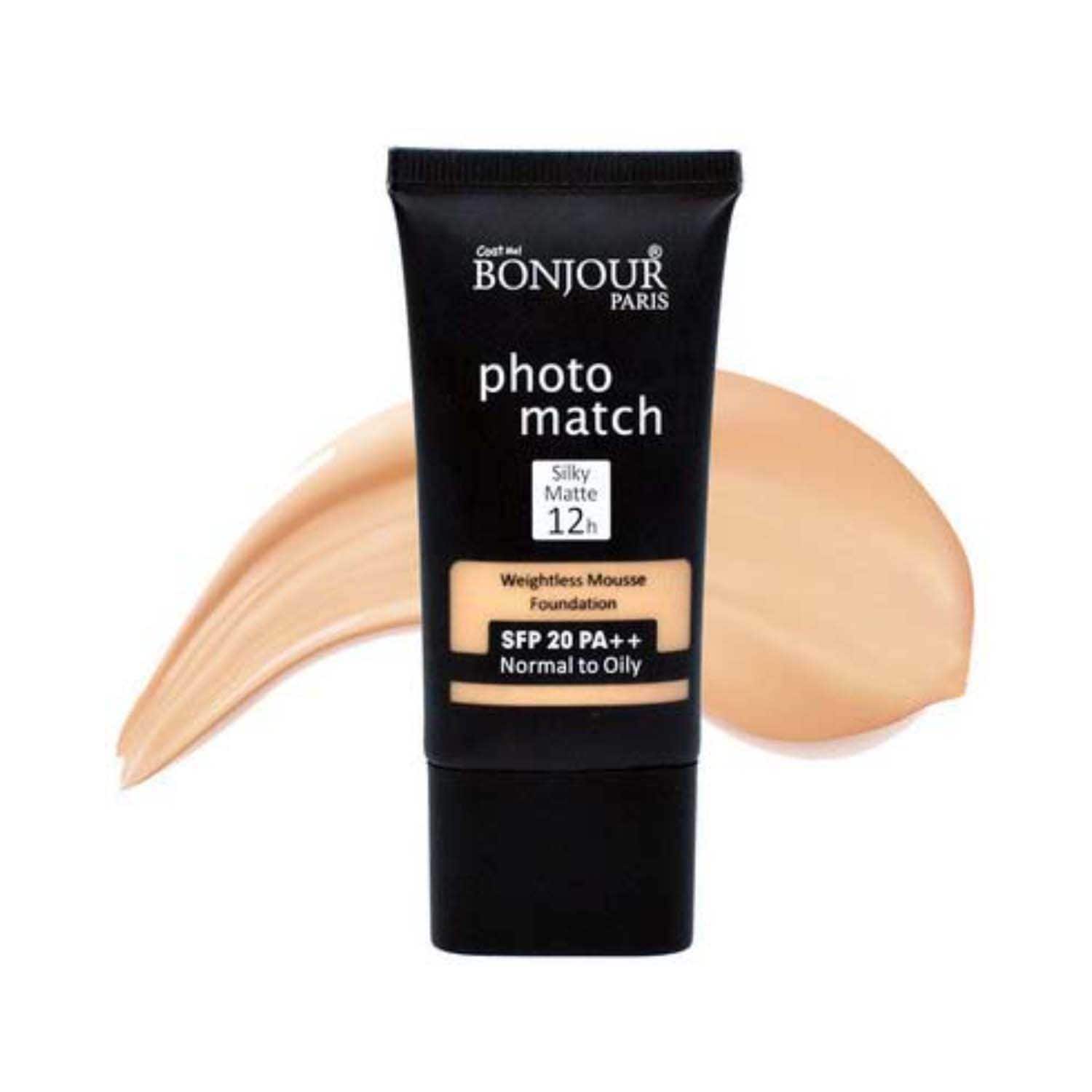 Bonjour Paris | Bonjour Paris Photo Match Mousse Foundation SPF 20 - S1 Natural Fair (30ml)