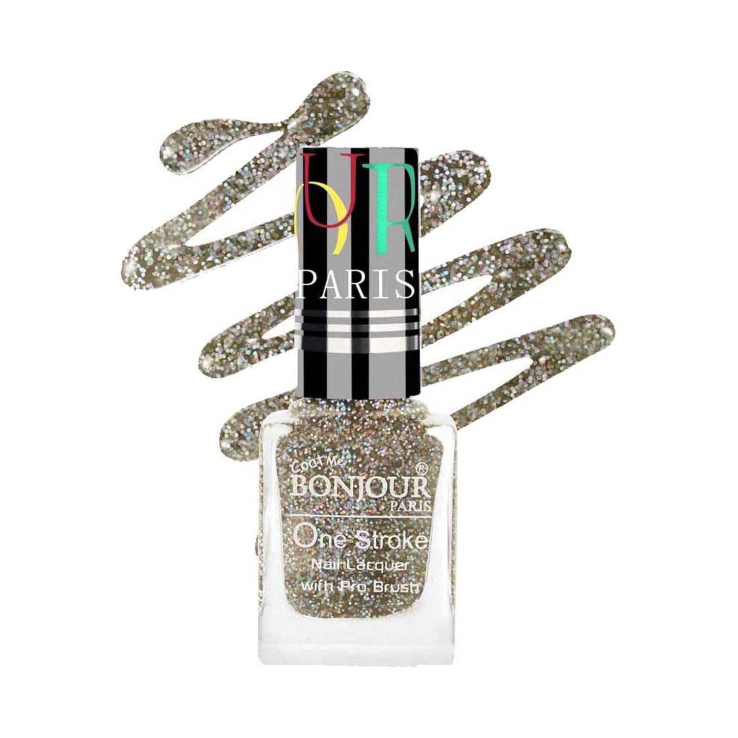 Bonjour Paris | Bonjour Paris Coat Me Pearly Shineglitter Finish Nail Polish - 33 Rainbow Stars (9ml)