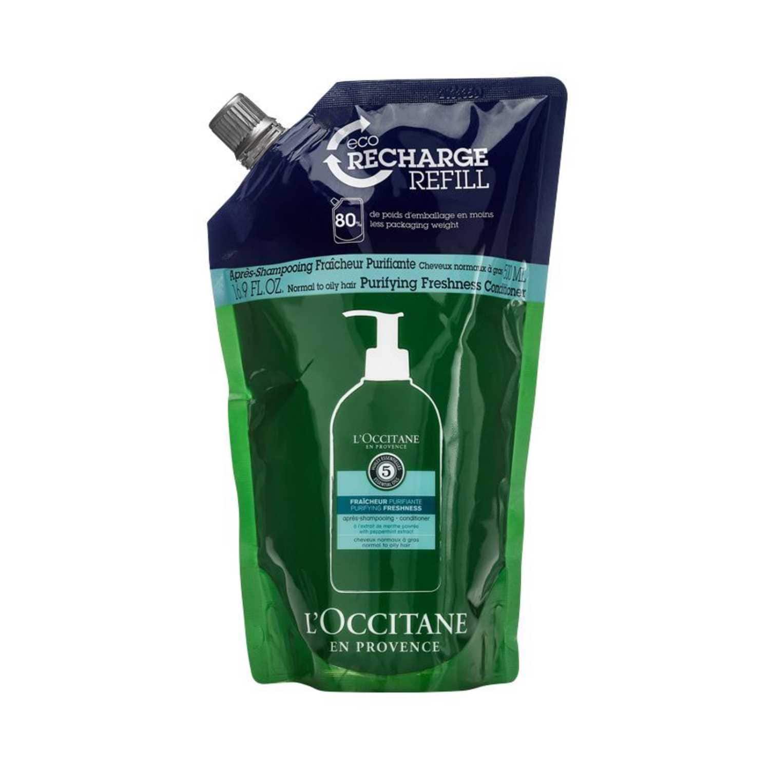L'occitane | L'Occitane Aromachologie Purifying Freshness Conditioner Refill - (500ml)