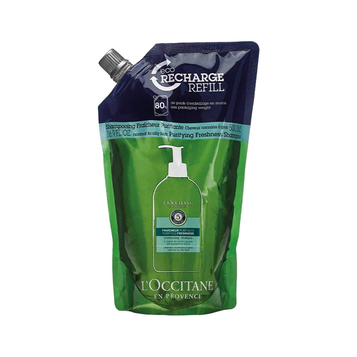 L'occitane | L'Occitane Aromachologie Purifying Freshness Shampoo Refill - (500ml)
