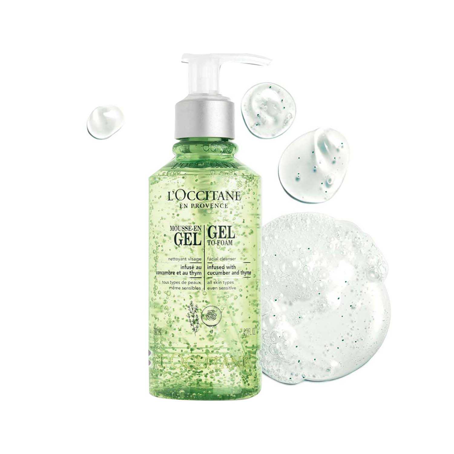 L'occitane | L'Occitane Gel-To-Foam Face Cleanser - (200ml)