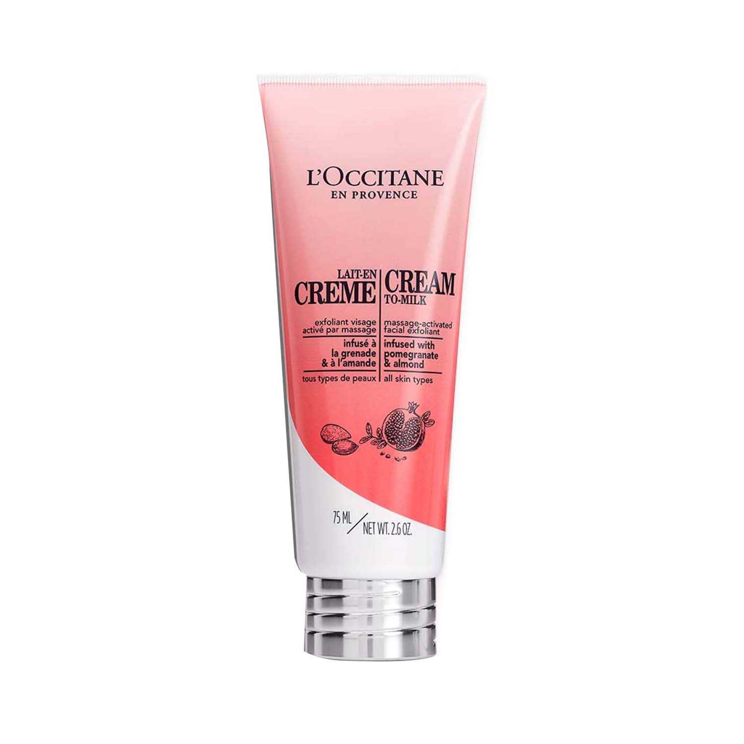 L'occitane | L'Occitane Cream-To-Milk Massage Activated Facial Exfoliant - (75ml)