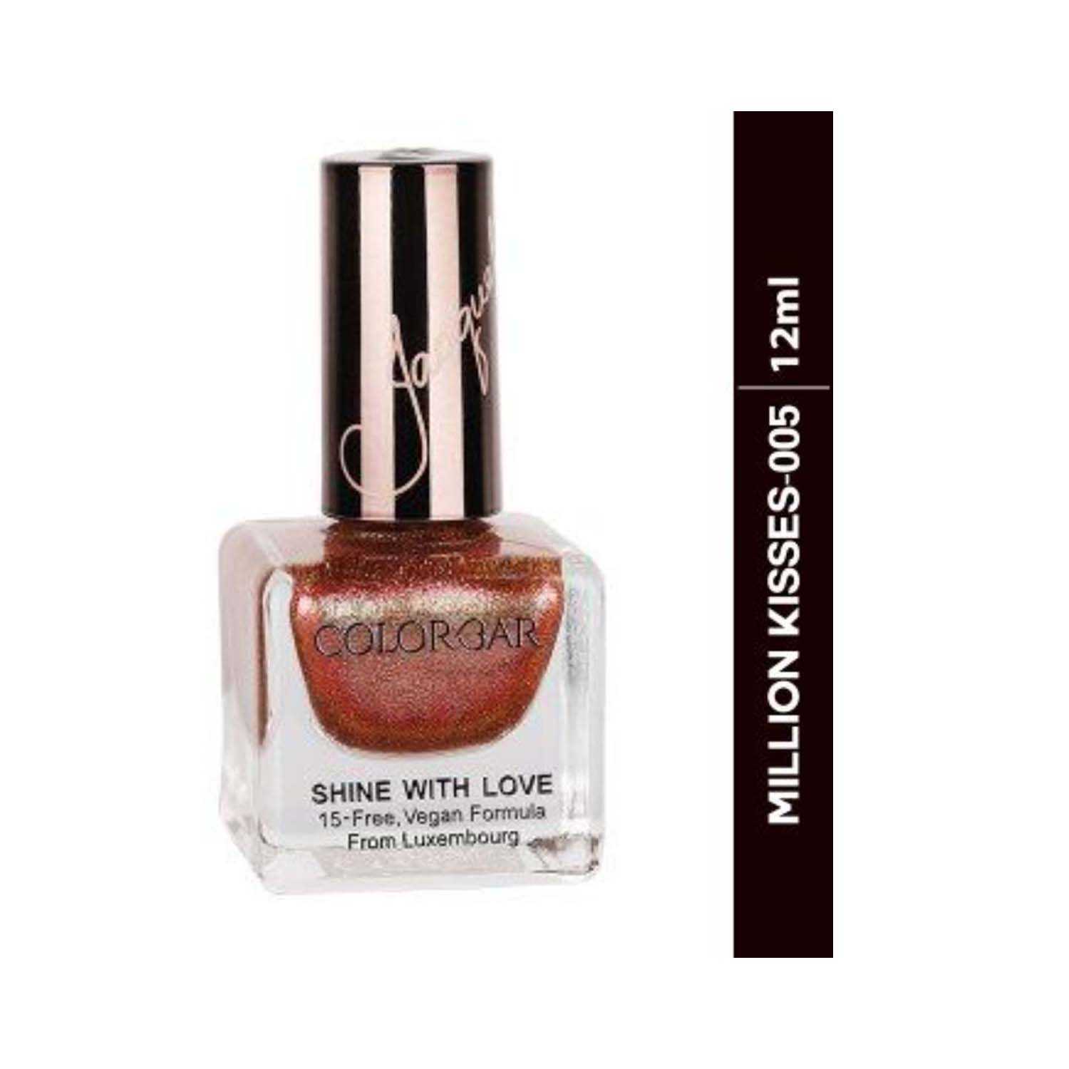 Colorbar | Colorbar X Jacqueline Shine With Love Nail Lacquer - 005 Million Kisses (12ml)
