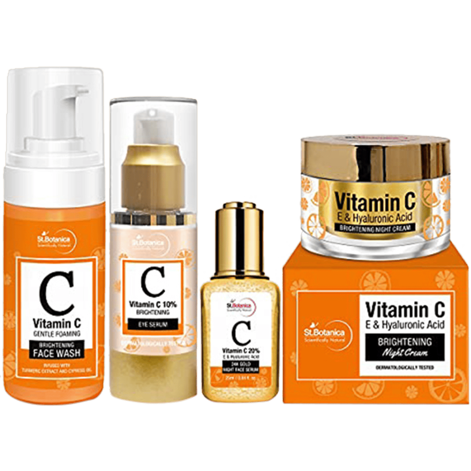 St.Botanica | St.Botanica Vitamin C Skin Brightening And Glow Combo - (4 Pcs)