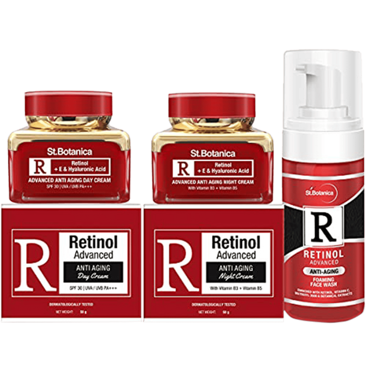 St.Botanica | St.Botanica Retinol Youth Renewal Combo - (3 Pcs)