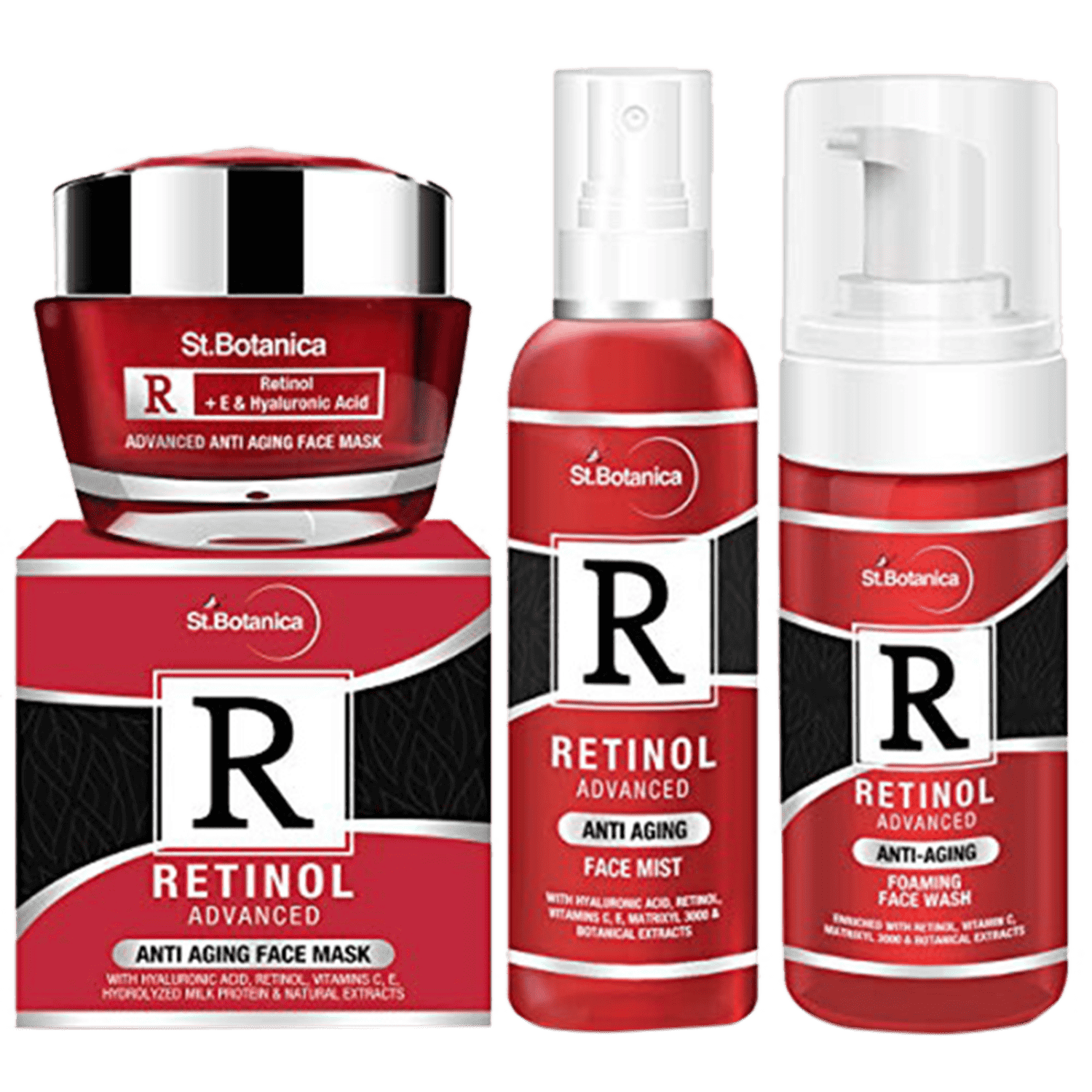 St.Botanica | St.Botanica Retinol Anti Aging Face Care - (3 Pcs)