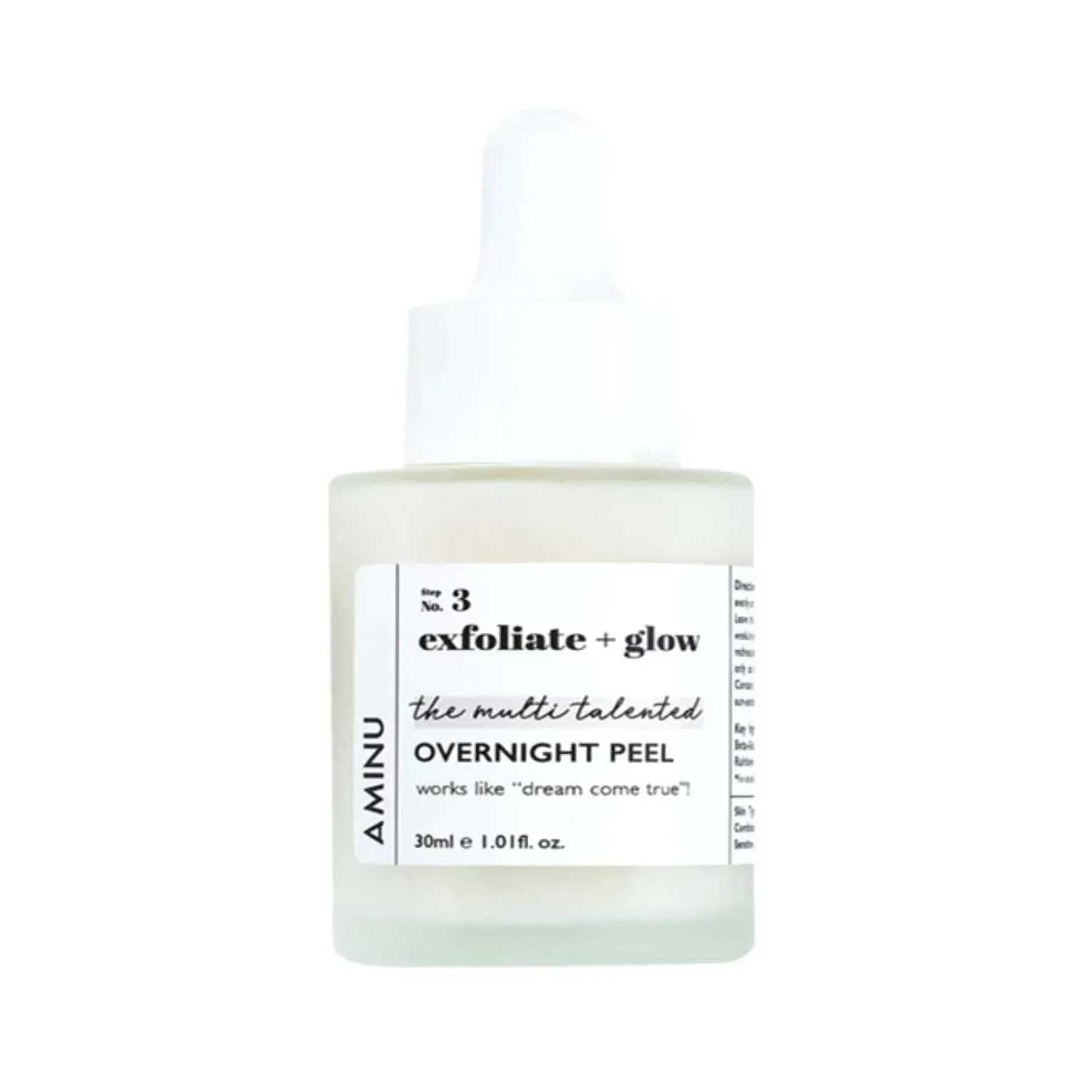Aminu | Aminu Exfoliate Plus Glow The Multitalented Overnight Peel - (30ml)