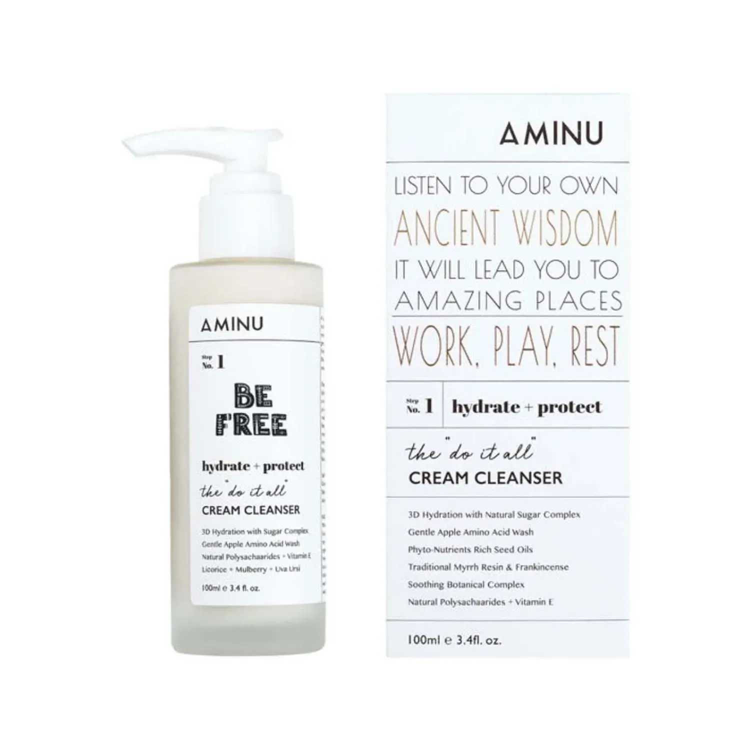 Aminu | Aminu Be Free The Do It All Cream Cleanser - (100ml)