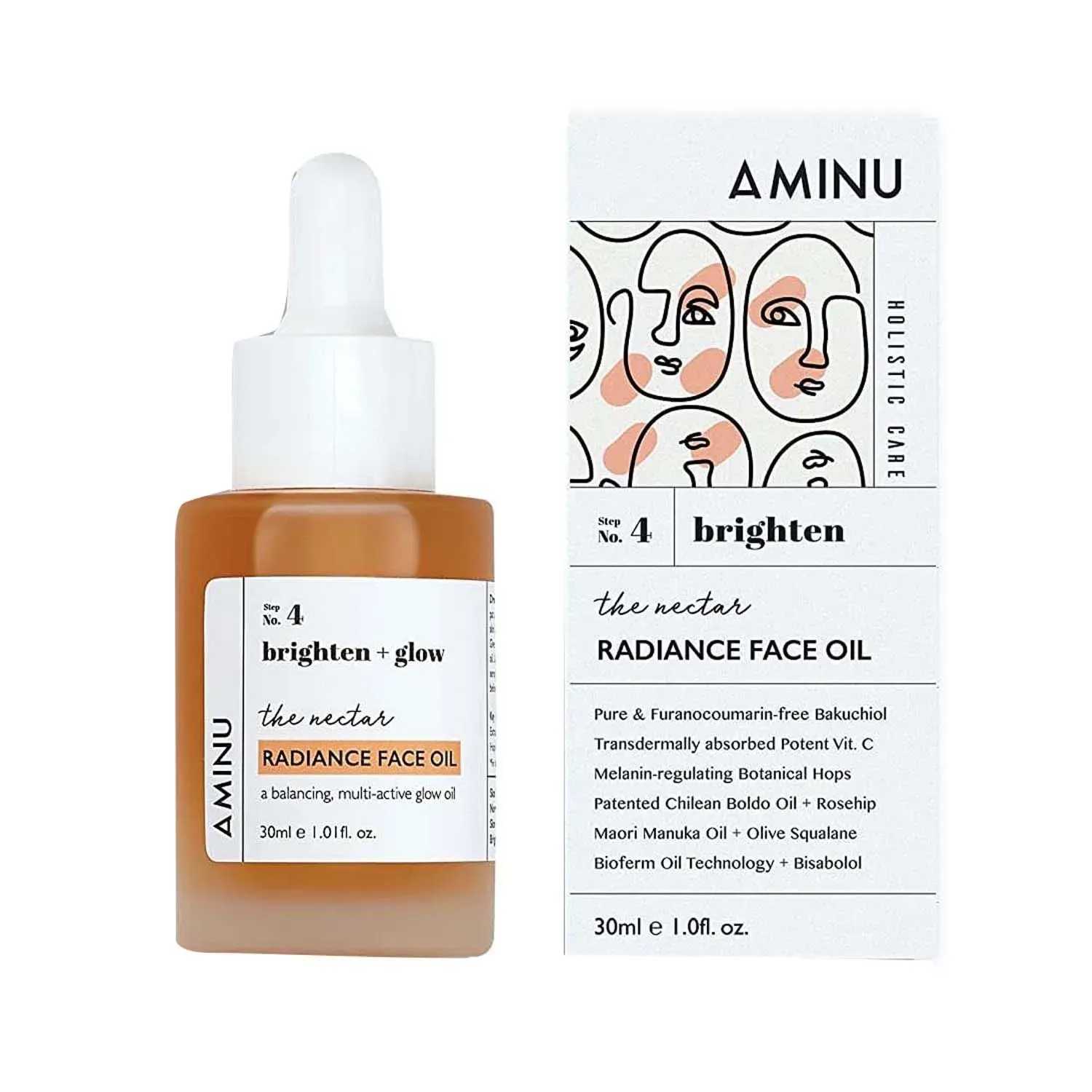 Aminu | Aminu Brighten Plus Glow The Nectar Radiance Face Oil - (30ml)