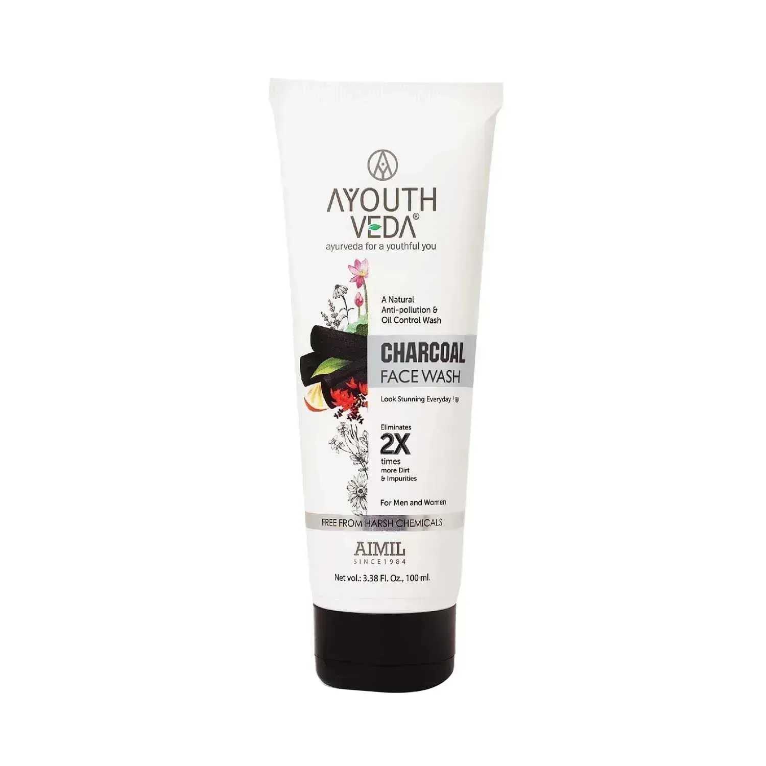 Ayouthveda | Ayouthveda Charcoal Face Wash - (100ml)