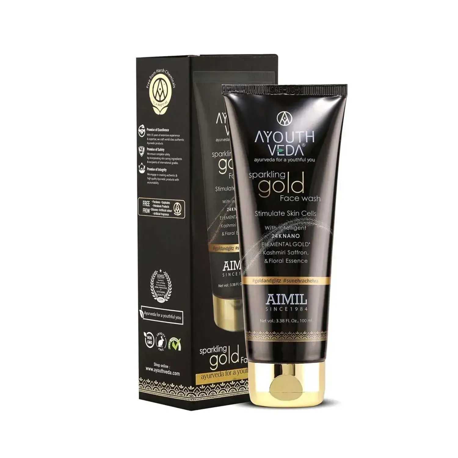 Ayouthveda | Ayouthveda Sparkling Gold Face Wash - (100ml)