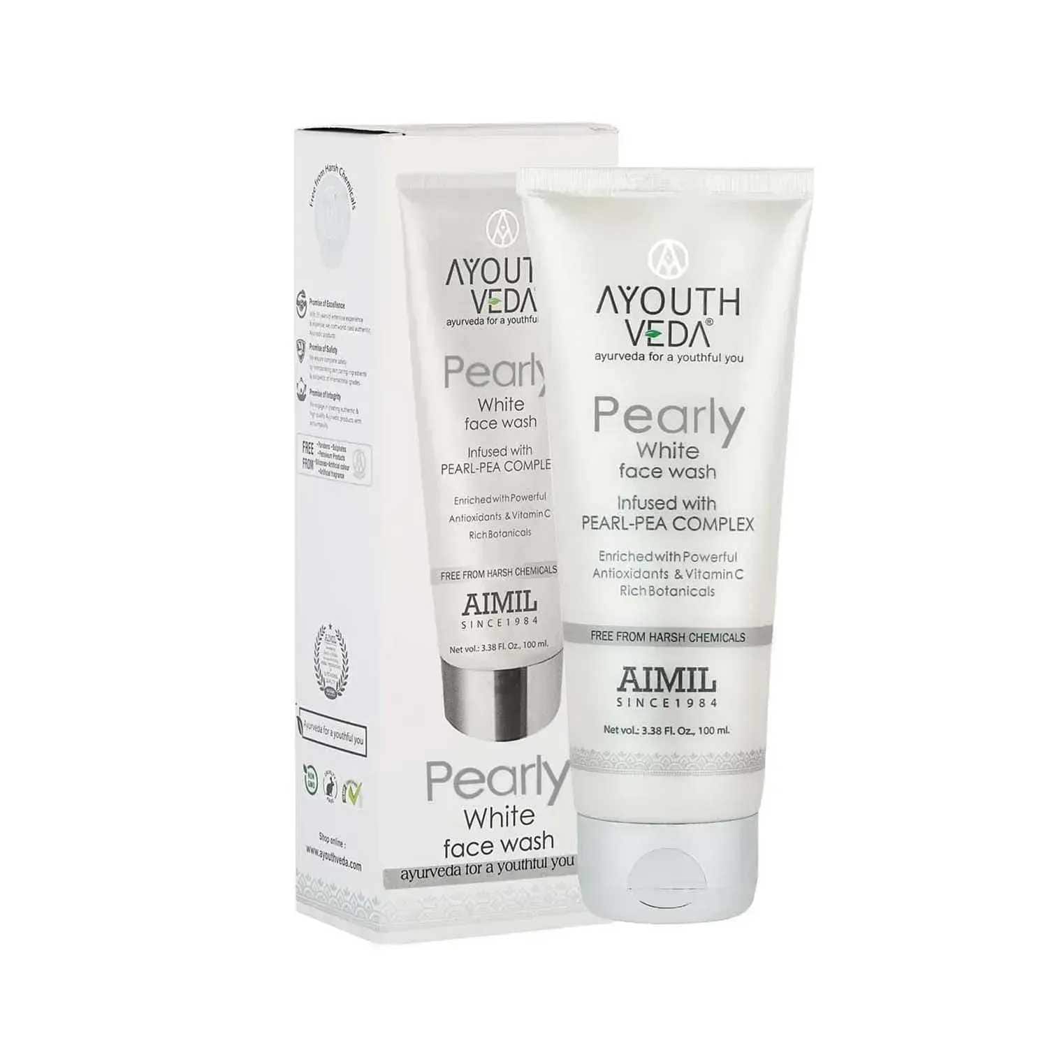 Ayouthveda | Ayouthveda Pearly White Face Wash - (100ml)