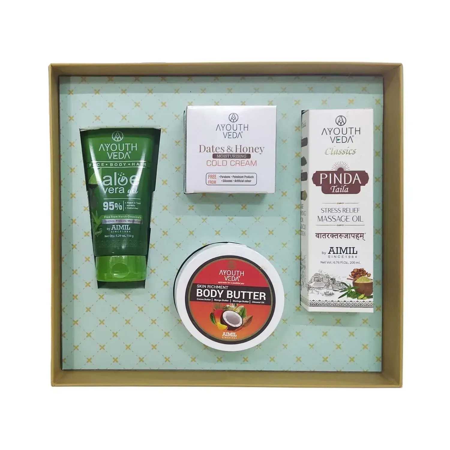 Ayouthveda | Ayouthveda Skin Nourishment Body Care Gift Set - (4 Pcs)